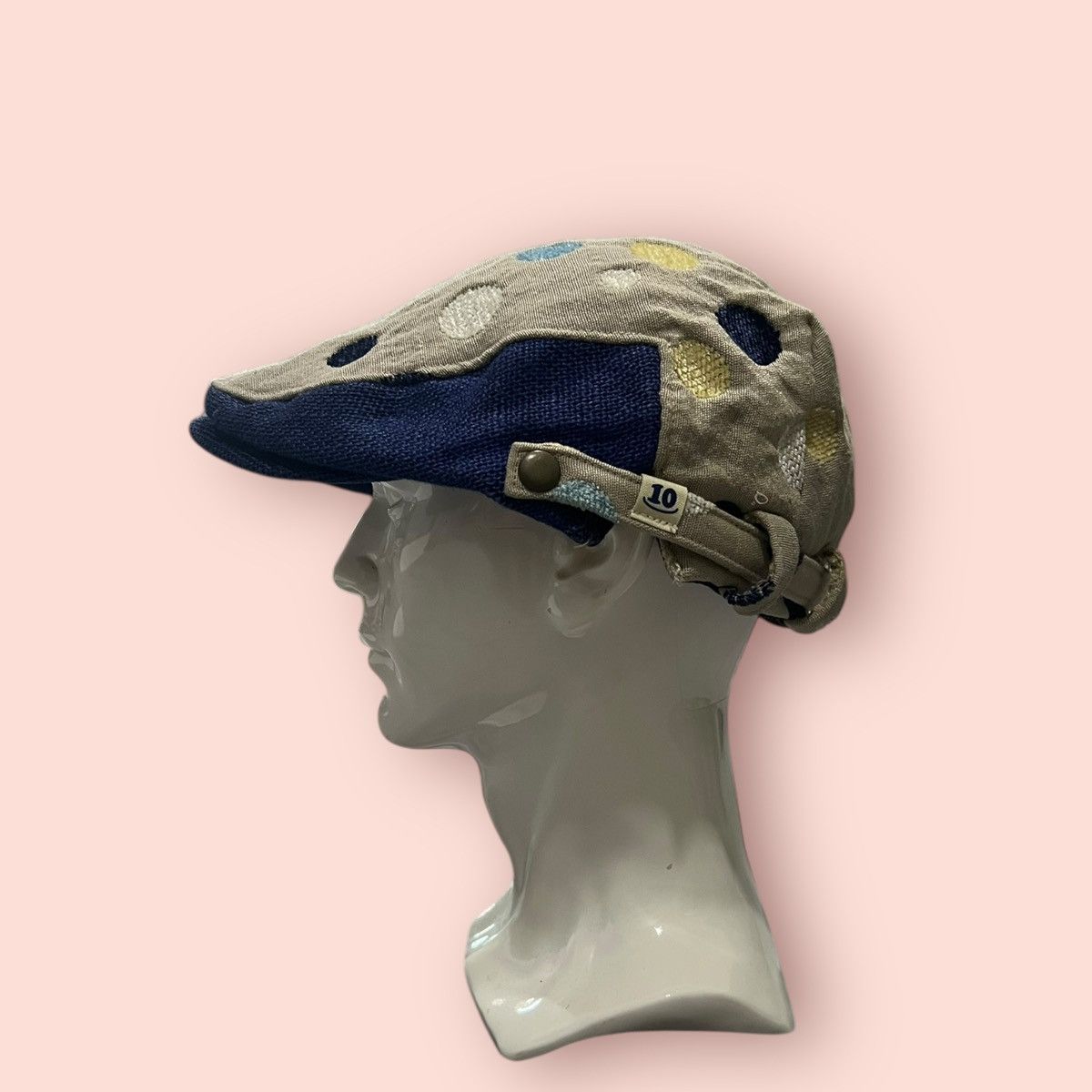 Japanese Brand × The Decades Hat Co. RARE DESIGN DECADE STANDARD COTTON/HEMP BARETTA /FLAT HAT Size ONE SIZE - 16 Thumbnail