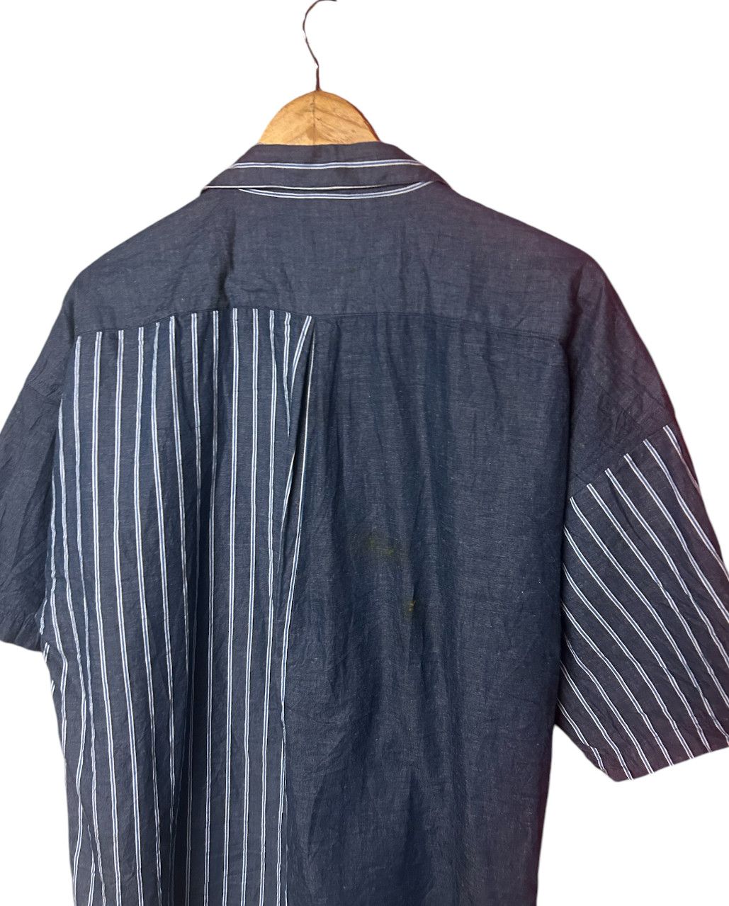 Japanese Brand Patchwork Design GGD shirt button up Grand Global Design Size US L / EU 52-54 / 3 - 4 Thumbnail