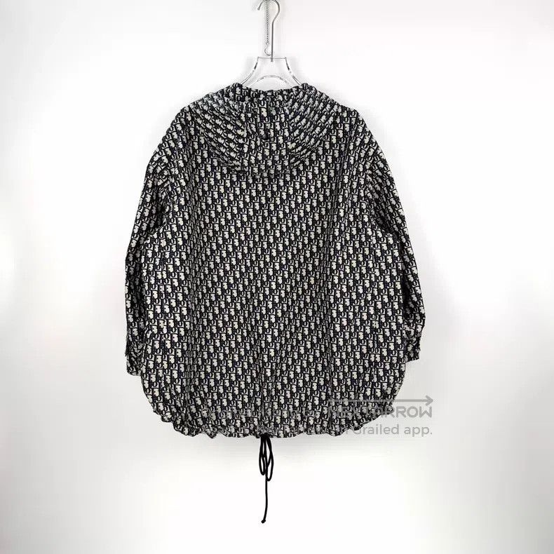 Dior Dior Dark blue full logo hooded windbreaker Size XS / US 0-2 / IT 36-38 - 4 Thumbnail