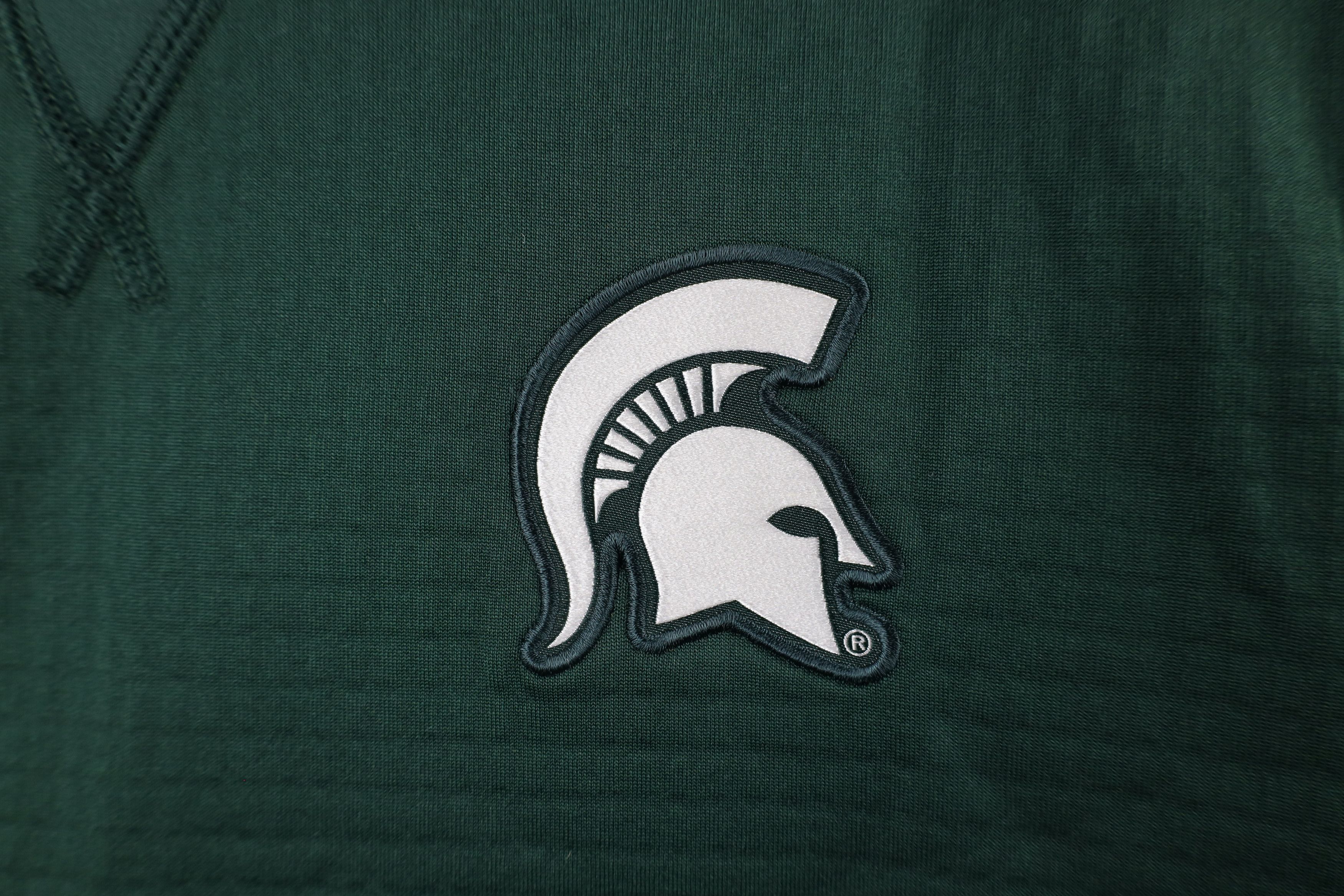 Nike × Vintage Nike Michigan State University Crewneck Sweatshirt Green Size US S / EU 44-46 / 1 - 4 Thumbnail