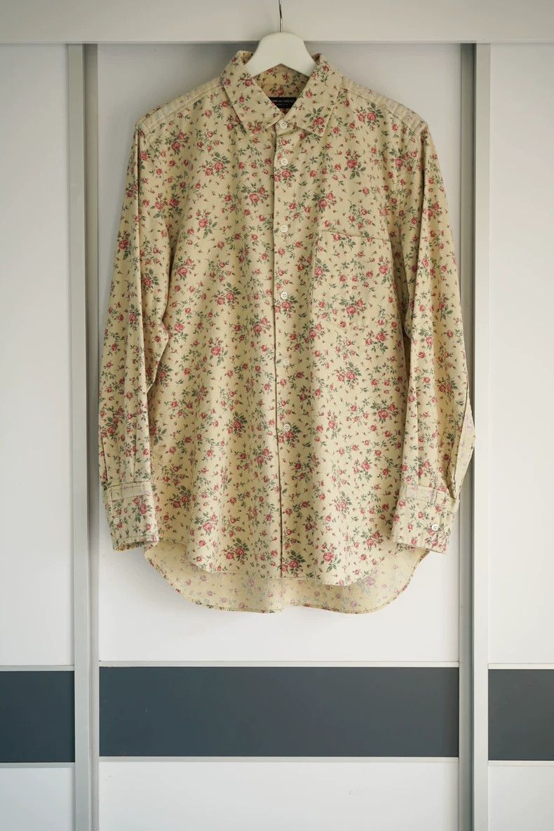 Comme des Garcons Comme des Garcons Floral Print Button-Up Shirt- DMC Size US S / EU 44-46 / 1 - 1 Thumbnail
