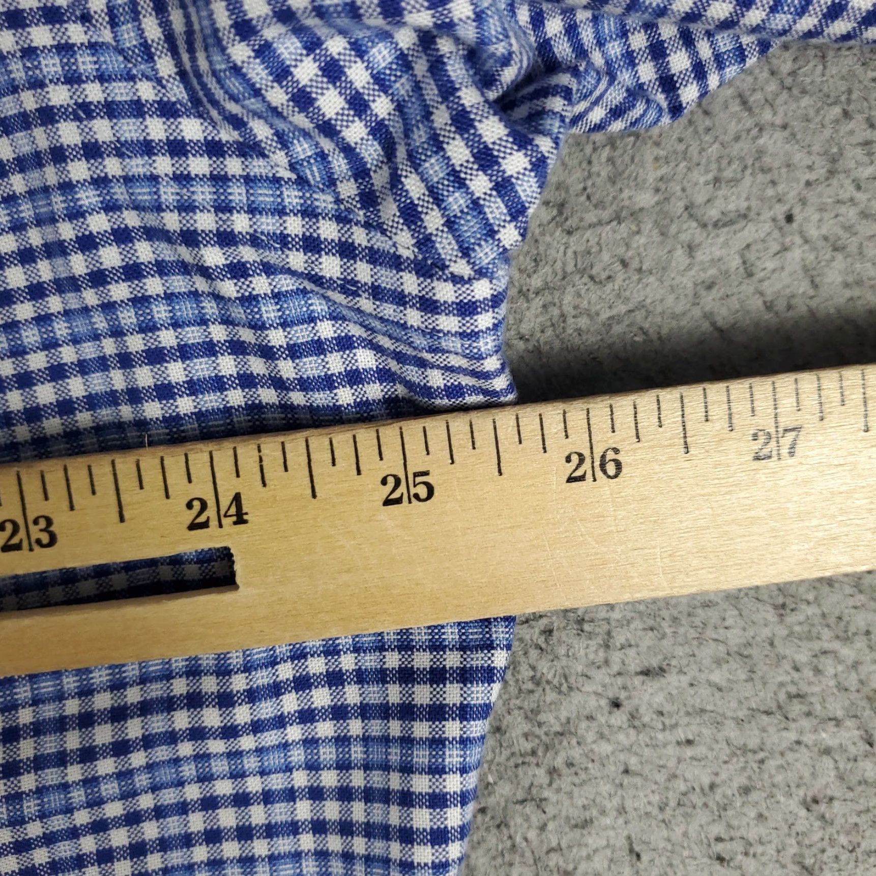 Brooks Brothers Brooks Brothers Shirt Mens 17 Blue Plaid Regent Dress Button Up Long Sleeve Size 46R - 5 Thumbnail
