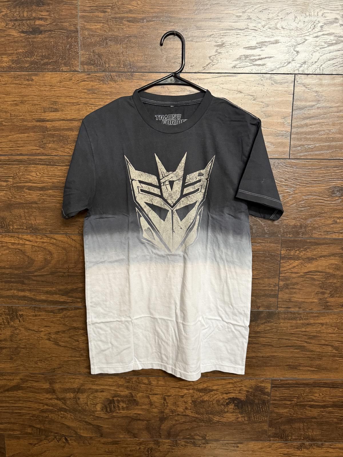 Designer Transformers Decepticon Logo T-shirt Dip Dyed Tee - S Size US S / EU 44-46 / 1 - 1 Thumbnail