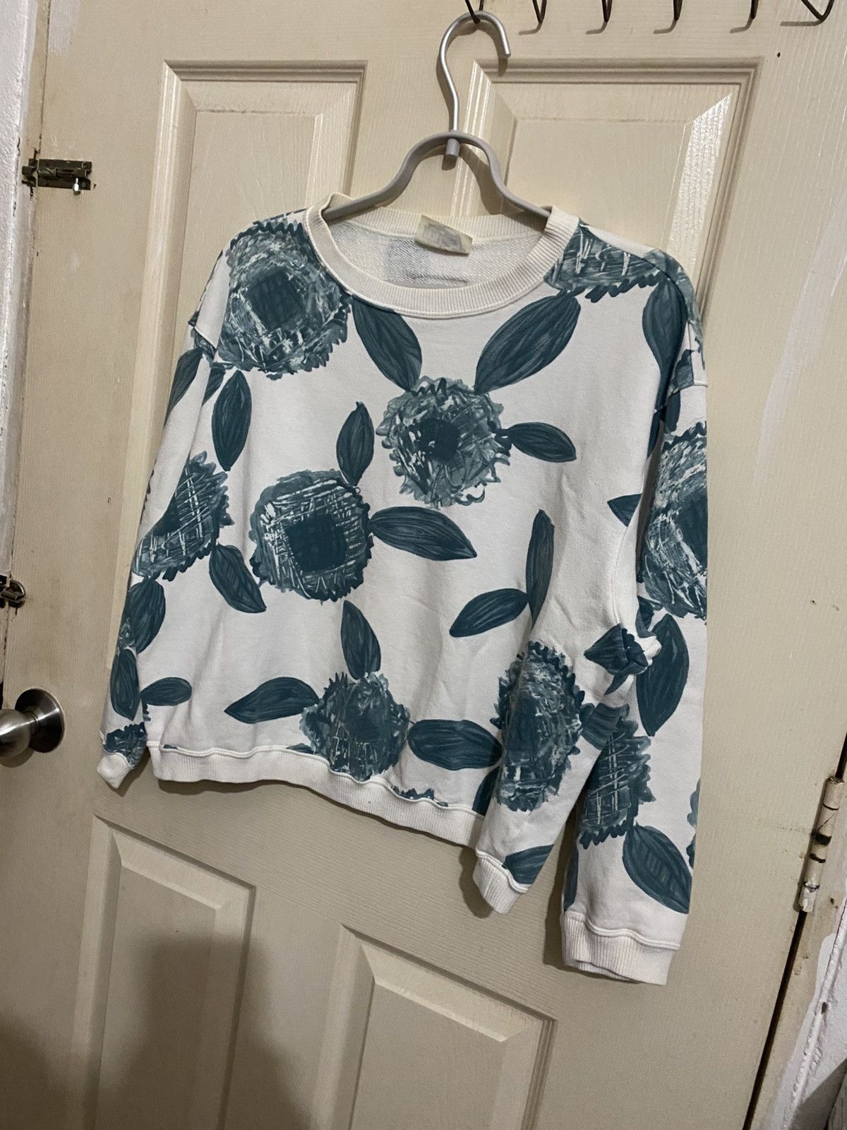 Issey Miyake Vintage HAI Sporting Gear by ISSEY MIYAKE Floral Sweatshirt Size M / US 6-8 / IT 42-44 - 4 Thumbnail