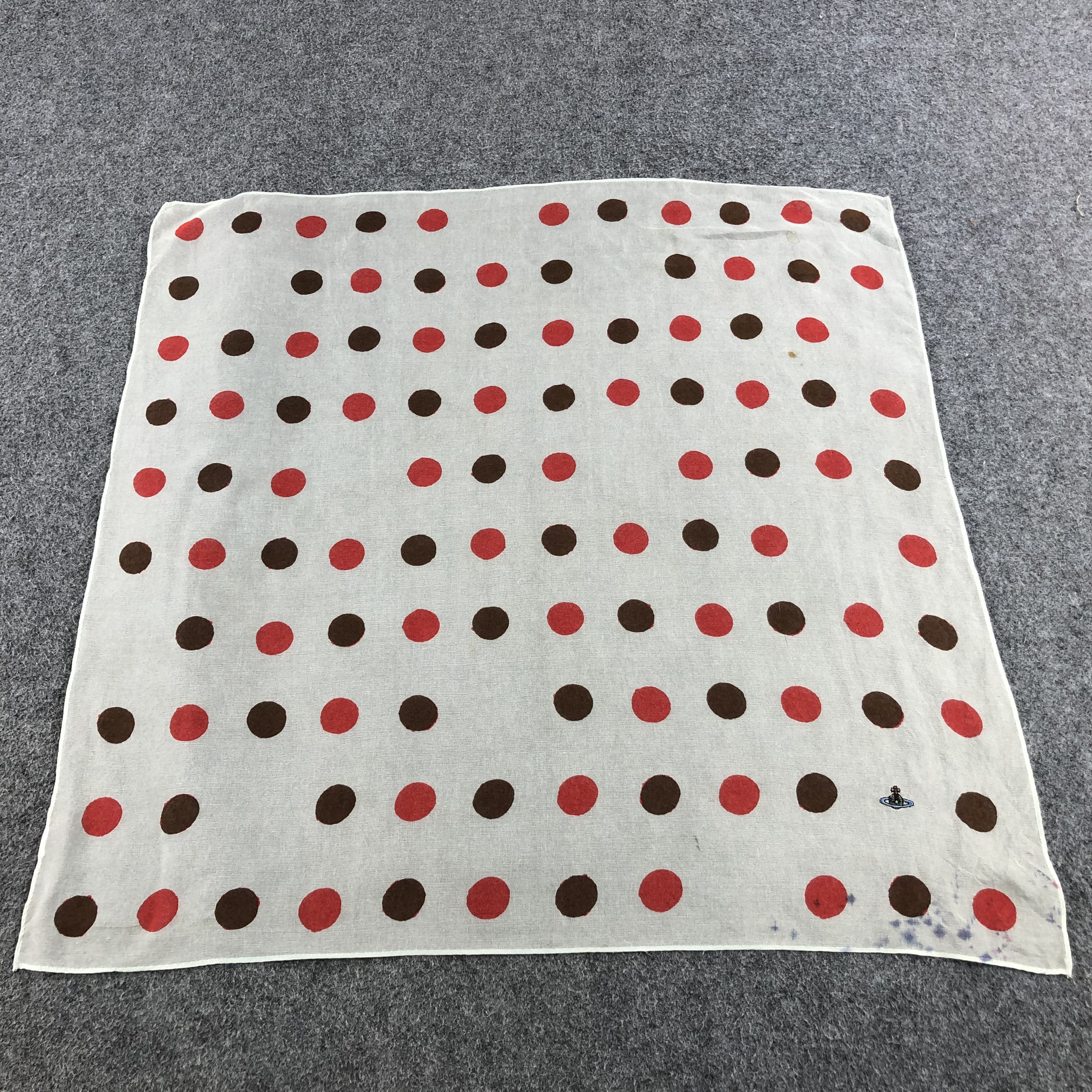 Japanese Brand Vivienne Westwood Handkerchief Neckerchief Bandana H1371 Size ONE SIZE - 1 Thumbnail