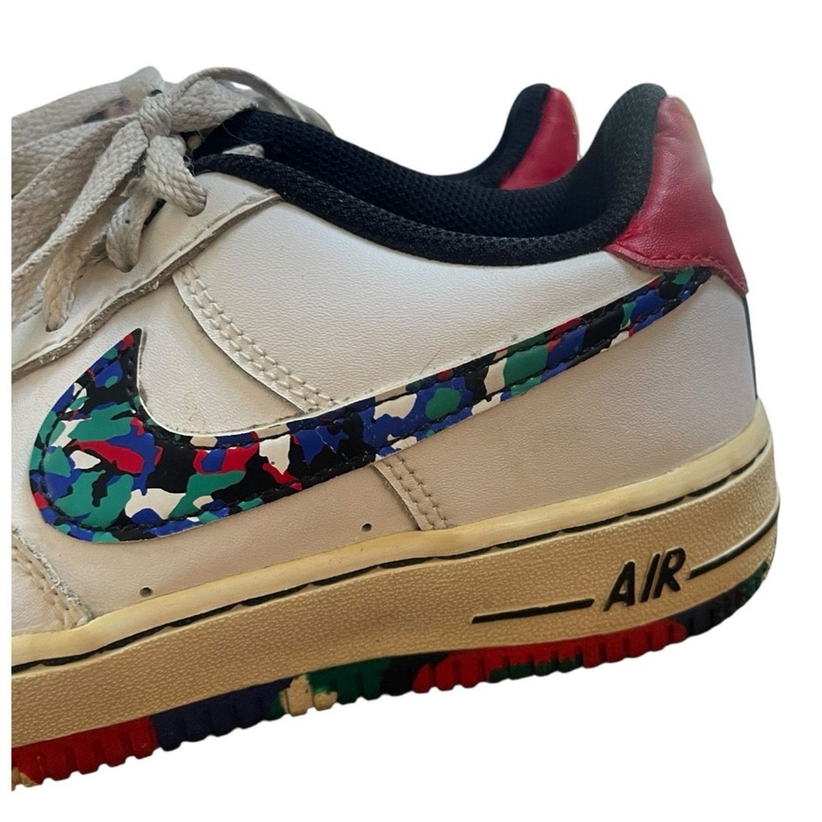Nike NIKE Air Force 1 Low Crayon White Multi Colored Size 4Y Size US 5.5 / IT 35.5 - 8 Thumbnail
