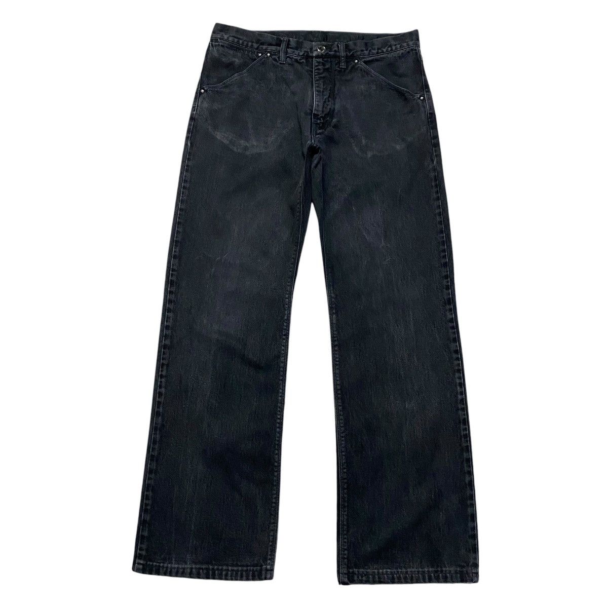 Louis Vuitton AW2011 Louis Vuitton Black Denim Jeans Size US 31 - 2 Thumbnail
