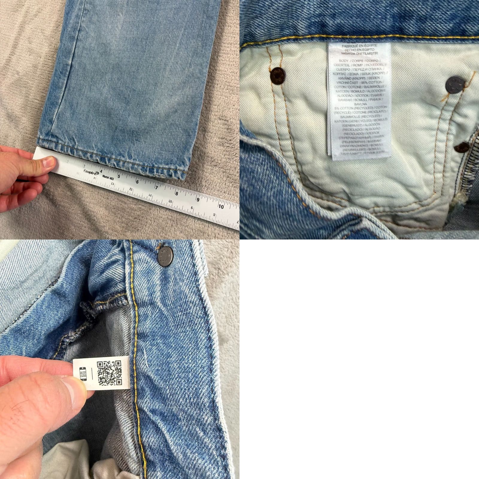 Polo Ralph Lauren Polo Ralph Lauren Jeans Mens 40x30 Blue Slim Straight Varick Ski Club Patch Distressed RLPC Size US L / EU 52-54 / 3 - 9 Thumbnail