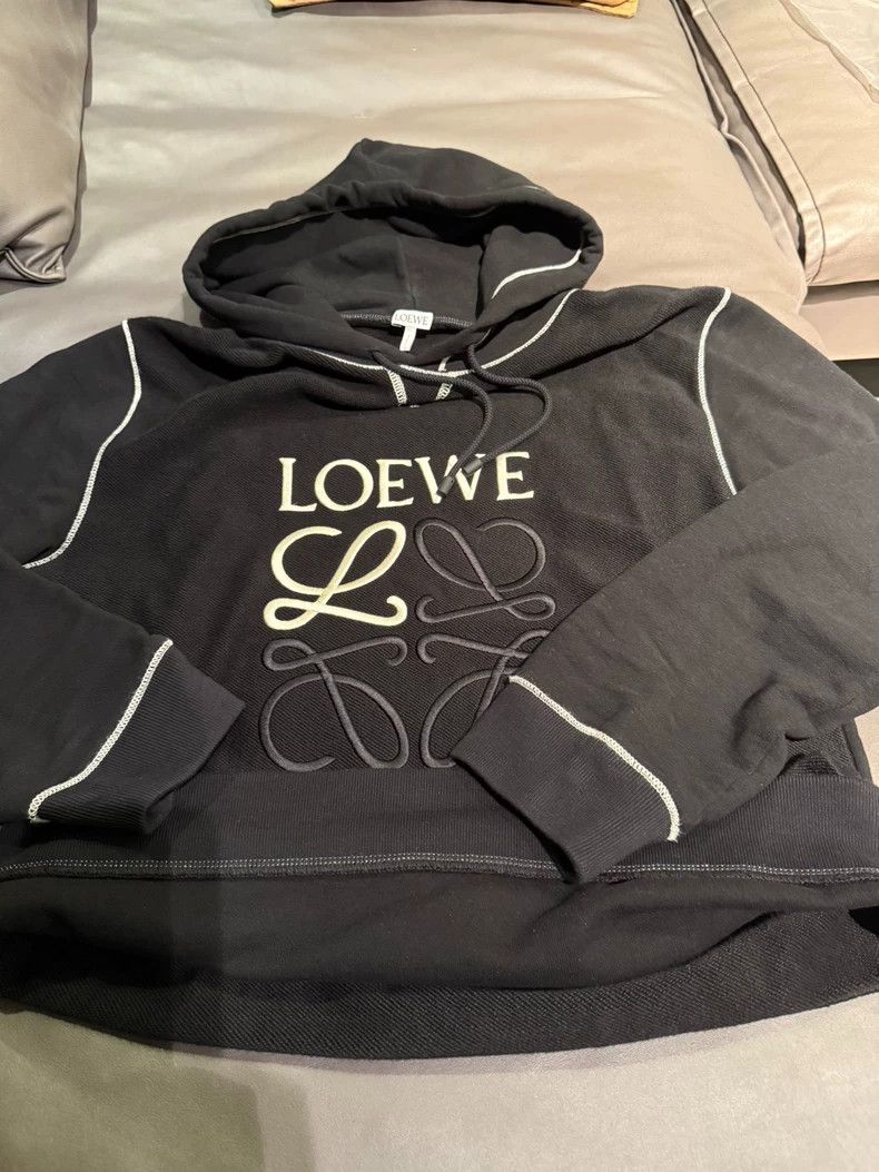 Loewe LOEWE Qiqiao cotton embroidered hooded pulley hoodie Size M / US 6-8 / IT 42-44 - 5 Thumbnail