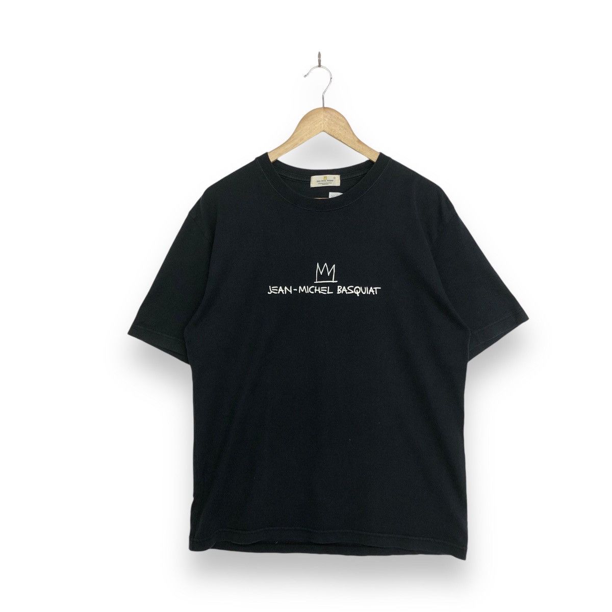 Jean-Michel Basquiat × Uniqlo Uniqlo X Jean Michel Basquiat Art Wording Backhitt Tshirt Size US L / EU 52-54 / 3 - 1 Thumbnail