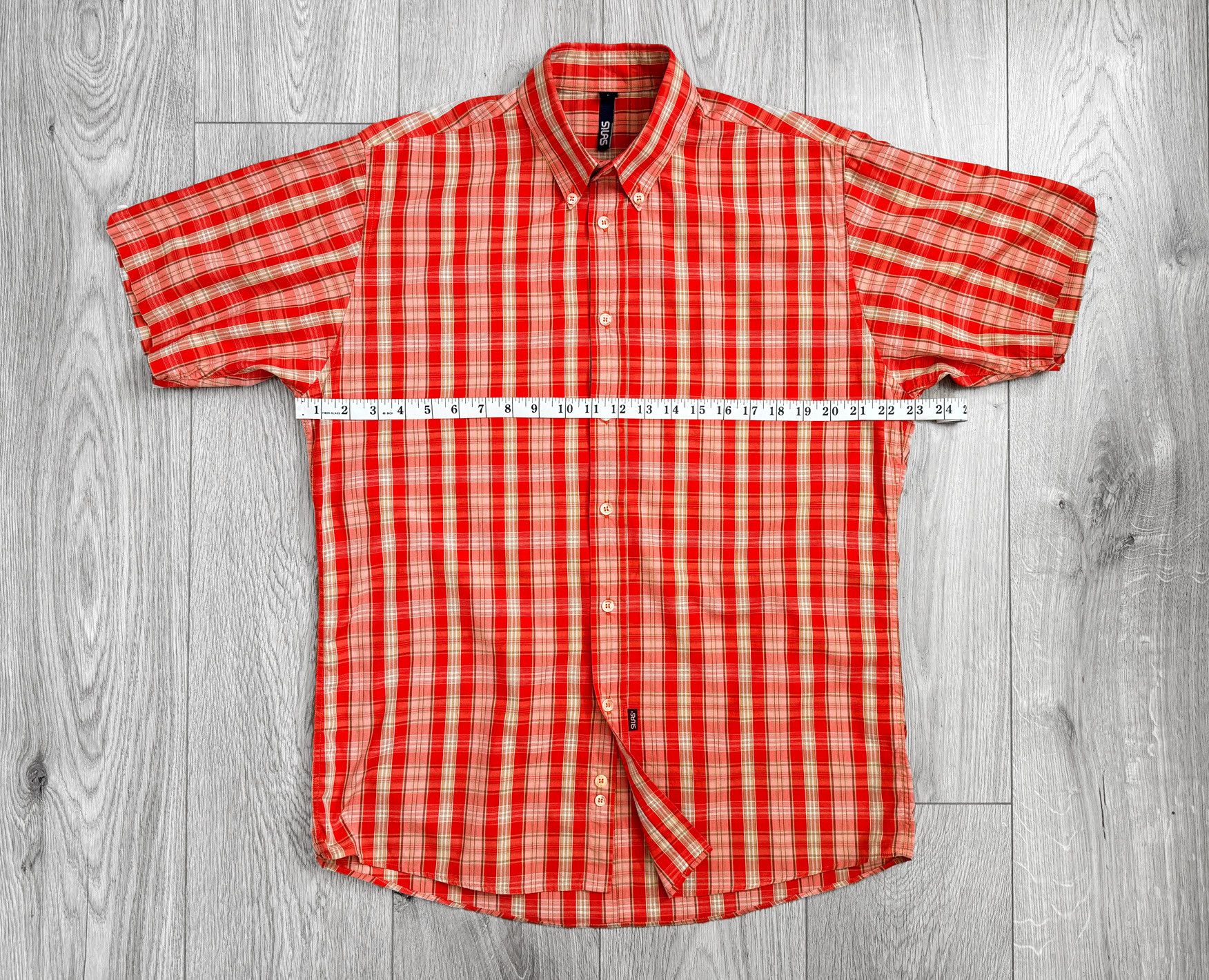 Silas Silas and Maria Plaid Short Sleeve Shirt Size US L / EU 52-54 / 3 - 9 Thumbnail