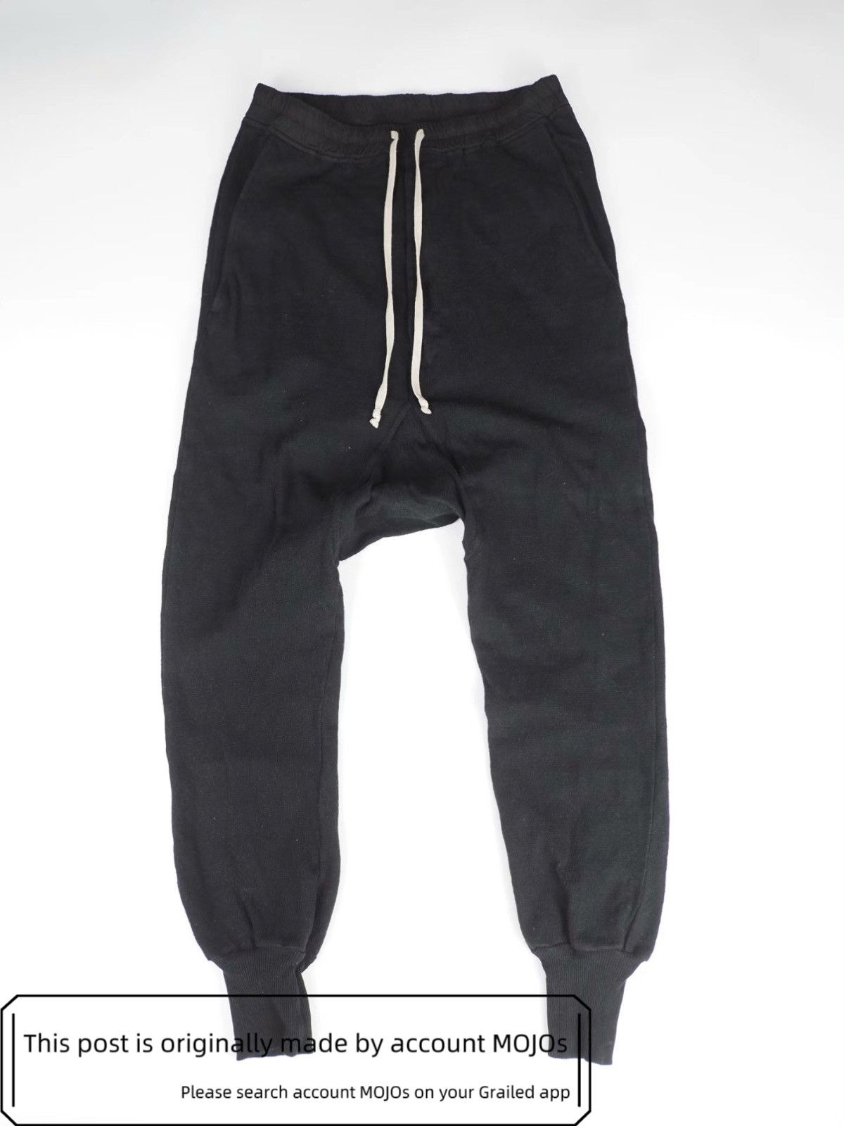 Rick Owens Rick Owens fw22 Strobe drawstring slim long pant | Grailed