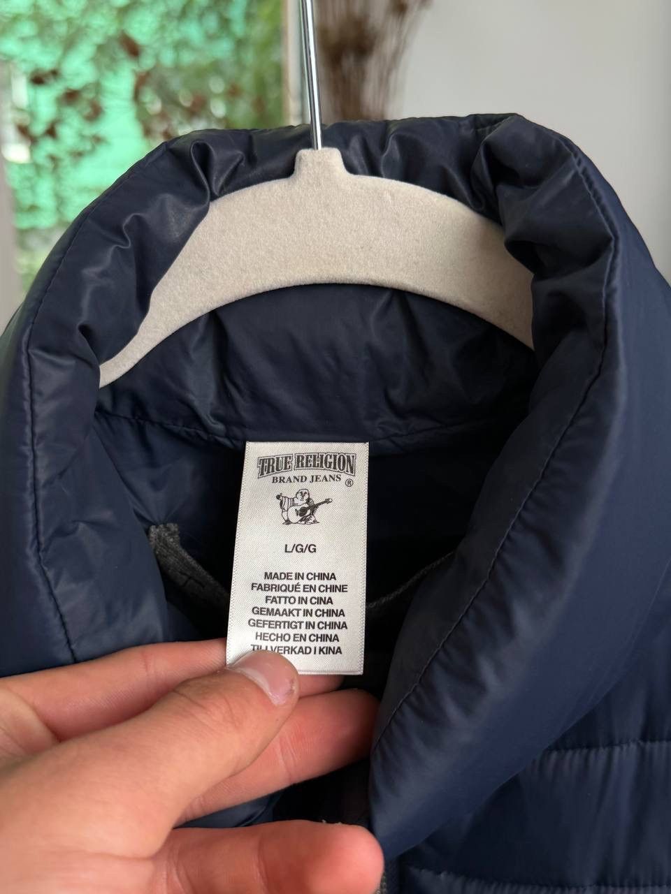 True Religion True Religion Lightweight Puffer Jacket Navy Blue - Size L Size US L / EU 52-54 / 3 - 6 Thumbnail