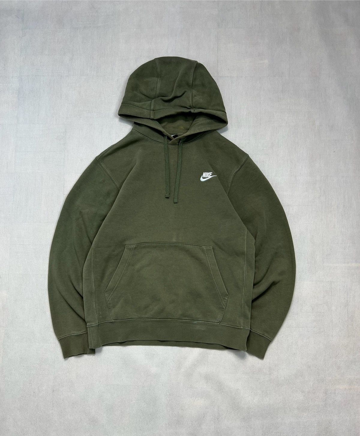 Nike Hoodie Nike small logo khaki Size US M / EU 48-50 / 2 - 1 Thumbnail