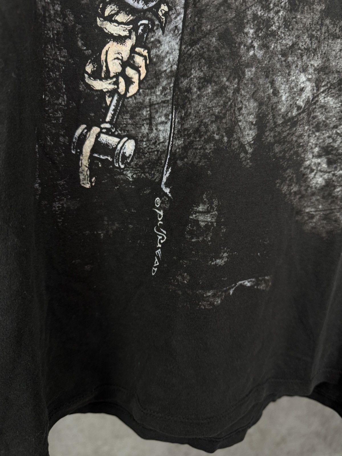 Band Tees × Metallica Metallica rock band skulls overprinted tee Size US XL / EU 56 / 4 - 6 Thumbnail