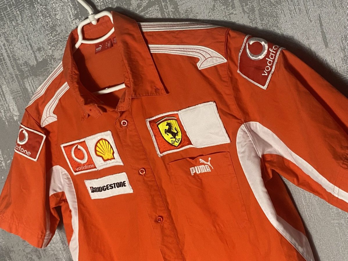 Ferrari Vintage Ferrari Puma Shirt Formula One Racing Vodafone Shirt Size US M / EU 48-50 / 2 - 3 Thumbnail