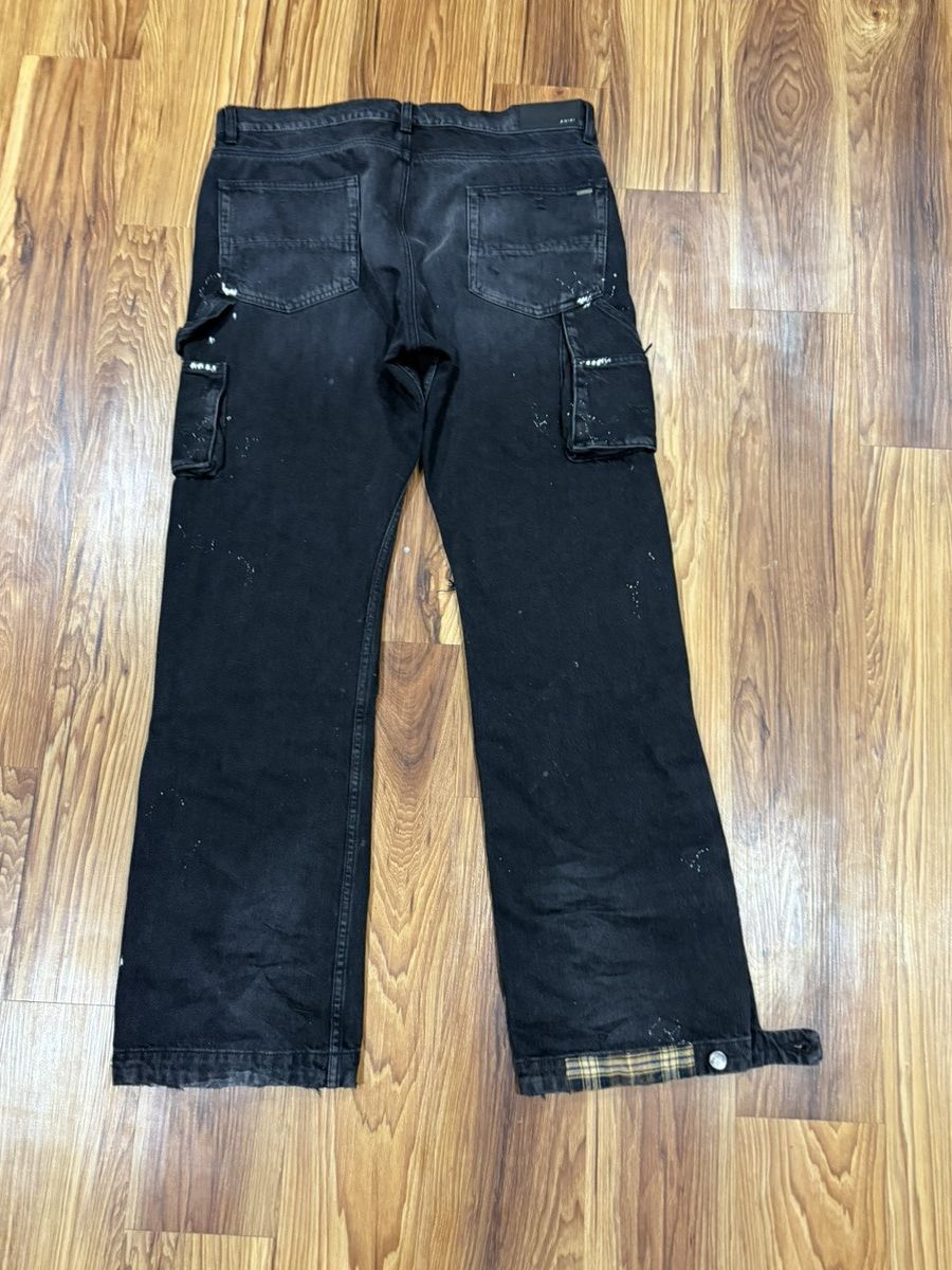 Amiri Sample AMIRI Carpenter Repaired Baggy Jeans Adjustable Cuffs Size US 36 / EU 52 - 3 Thumbnail