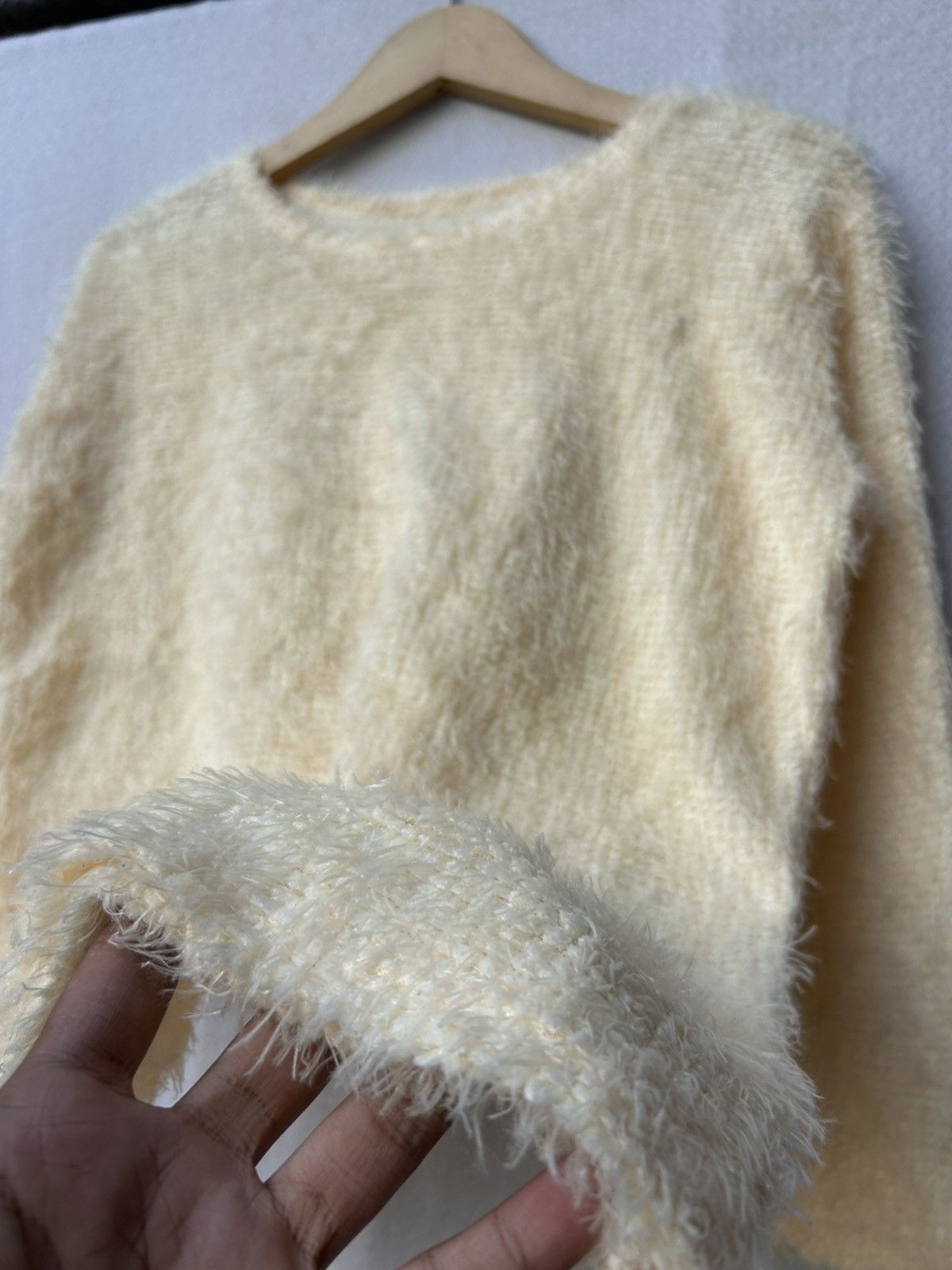 Japanese Brand Fuzzy Mohair Knit Japan Grunge Avantgarde Styled Size US M / EU 48-50 / 2 - 4 Thumbnail