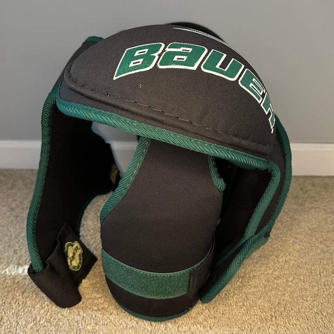 Other Bauer Impact Sp500 Hockey Shoulder Pads Green/Black Junior L Size ONE SIZE - 4 Thumbnail