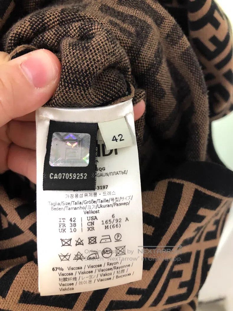 Fendi Fendi All-over printed dress Size S / US 4 / IT 40 - 3 Thumbnail