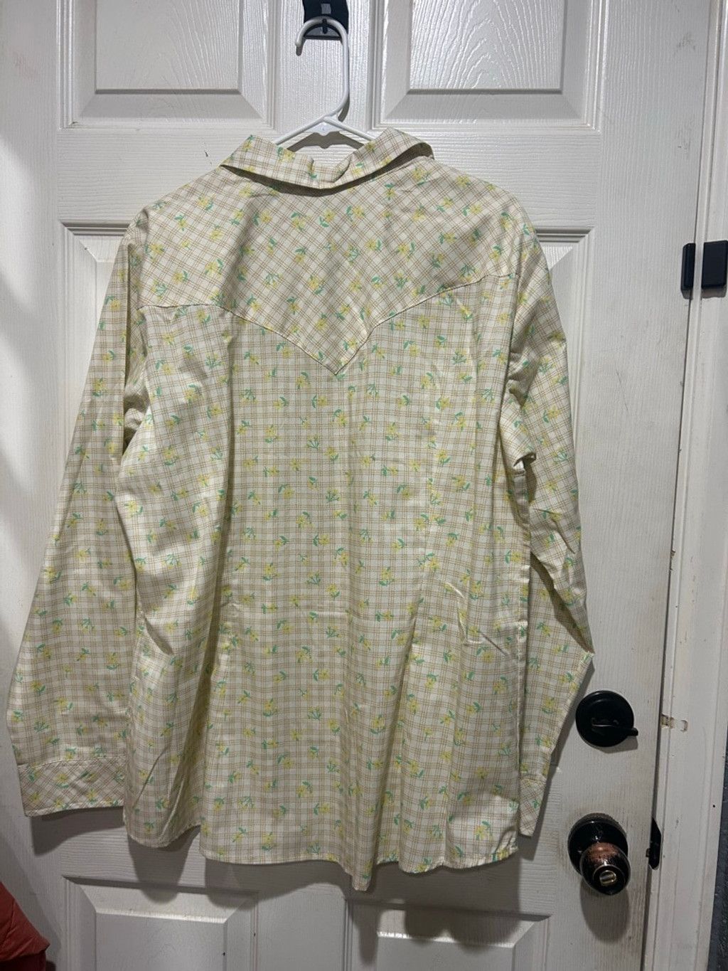 Wrangler Women's Wrangler Plaid Floral Button Down Shirt Plus XXL Size XXL / US 16-18 / IT 52-54 - 6 Thumbnail