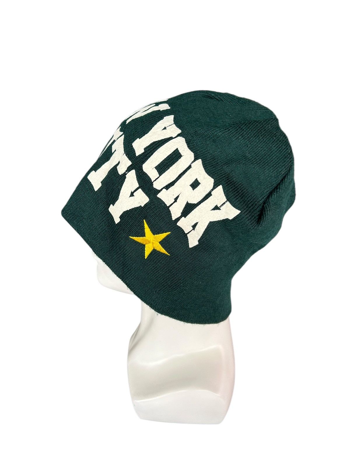 Japanese Brand × Kapital × Vintage New York City big Logo Big Beanie Hats Rare ☠️☠️ Size ONE SIZE - 4 Thumbnail