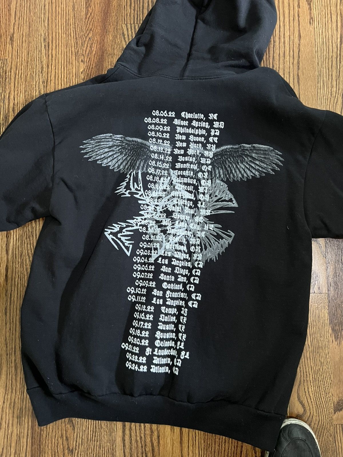 Band Tees × Destroy Lonely × Ken Carson RARE Ken Carson X-MAN TOUR ‘THE END’ Hoodie Size US L / EU 52-54 / 3 - 4 Thumbnail
