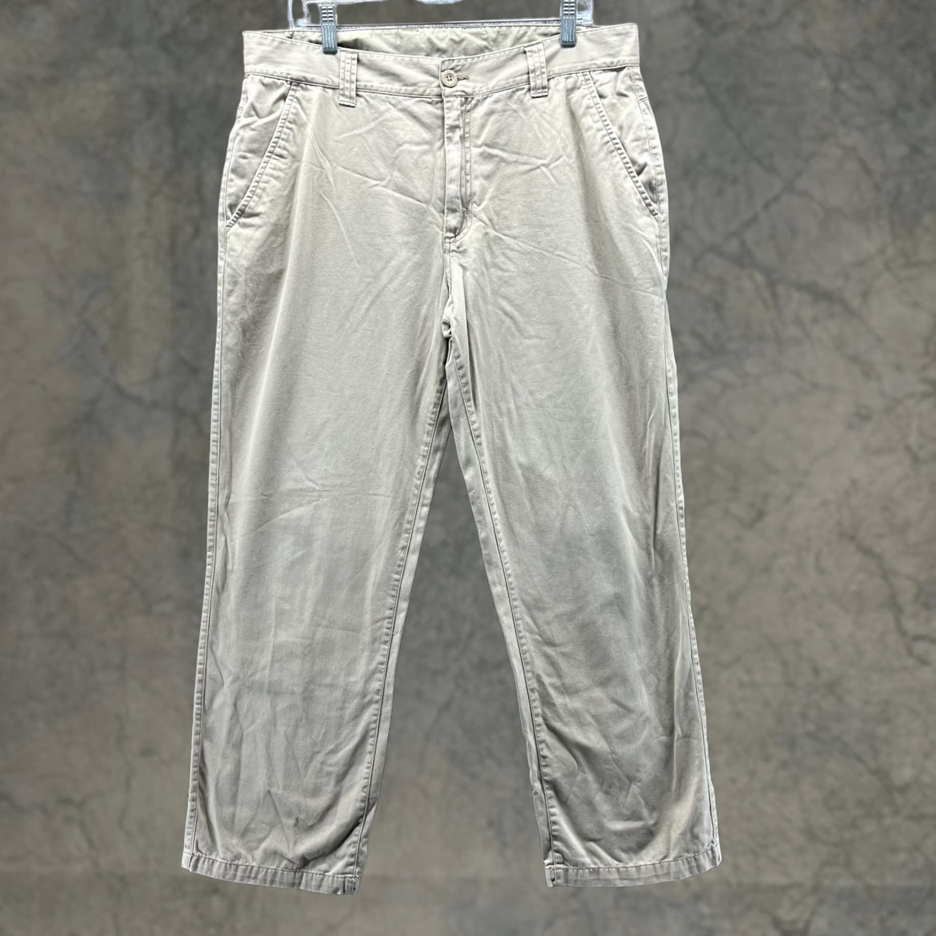 The North Face The North Face Men 36 ABLS Khaki Chino Flat Front Tan Beige Travel Hiking Pants - 36in Size US 36 / EU 52 - 1 Thumbnail