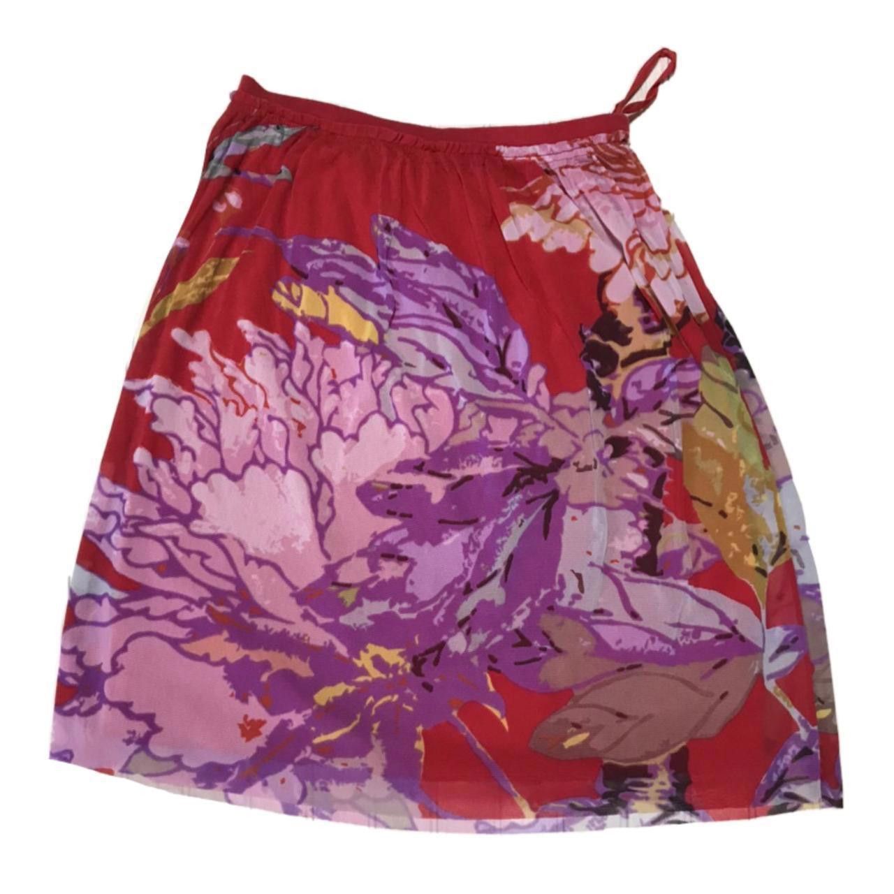 Vivienne Westwood Vivienne Tam Floral Mesh Ruffle SS Blouse Skirt Set Size XS / US 0-2 / IT 36-38 - 5 Thumbnail