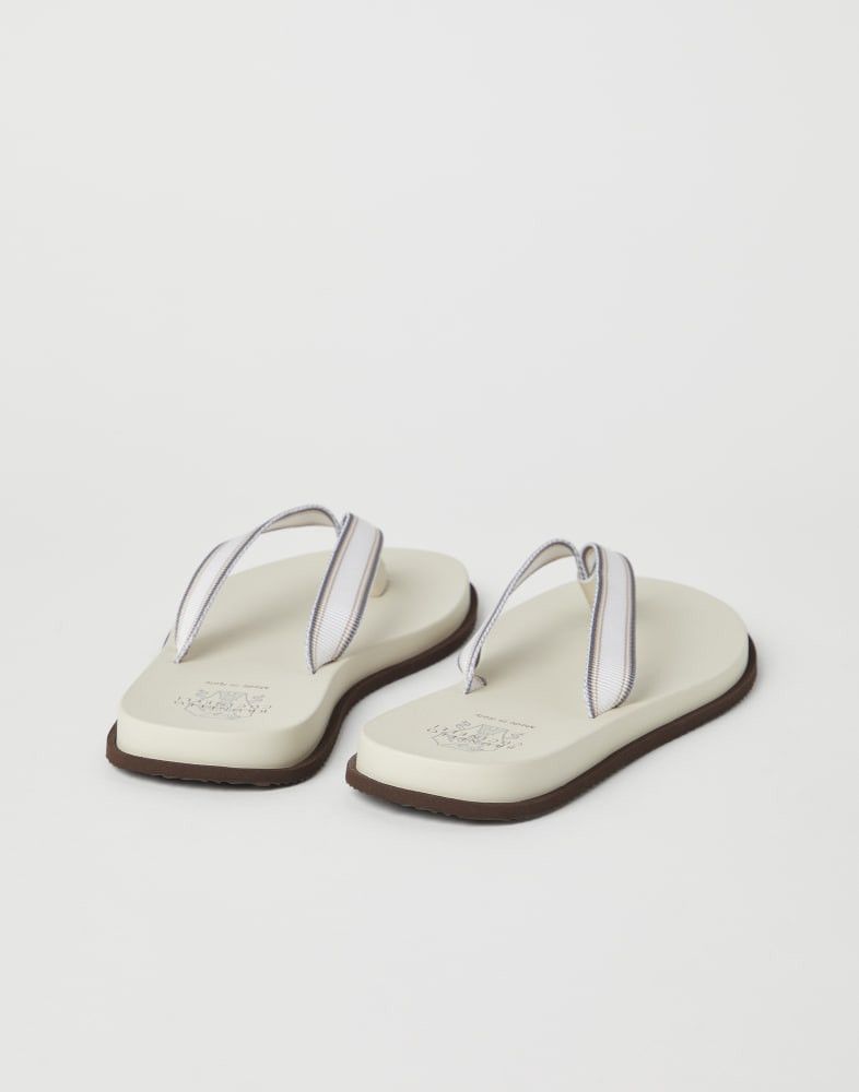 Brunello Cucinelli o1w1db10725 Slippers in Grey Size US 10 / EU 43 - 3 Thumbnail