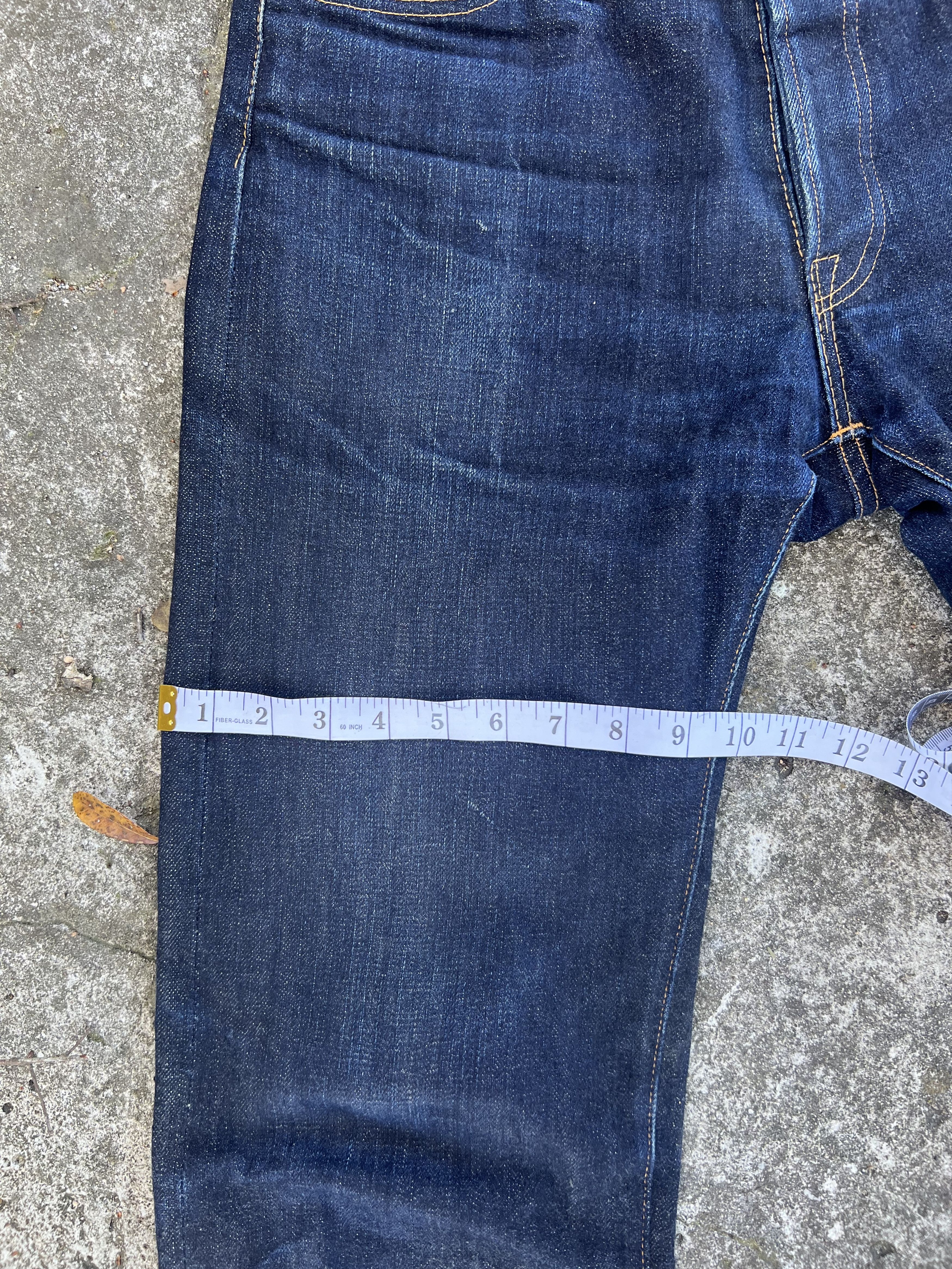 The Flat Head The Flat Head 3009 Made In Japan 14.5oz Selvedge Jeans 33x36 Size US 33 - 7 Thumbnail