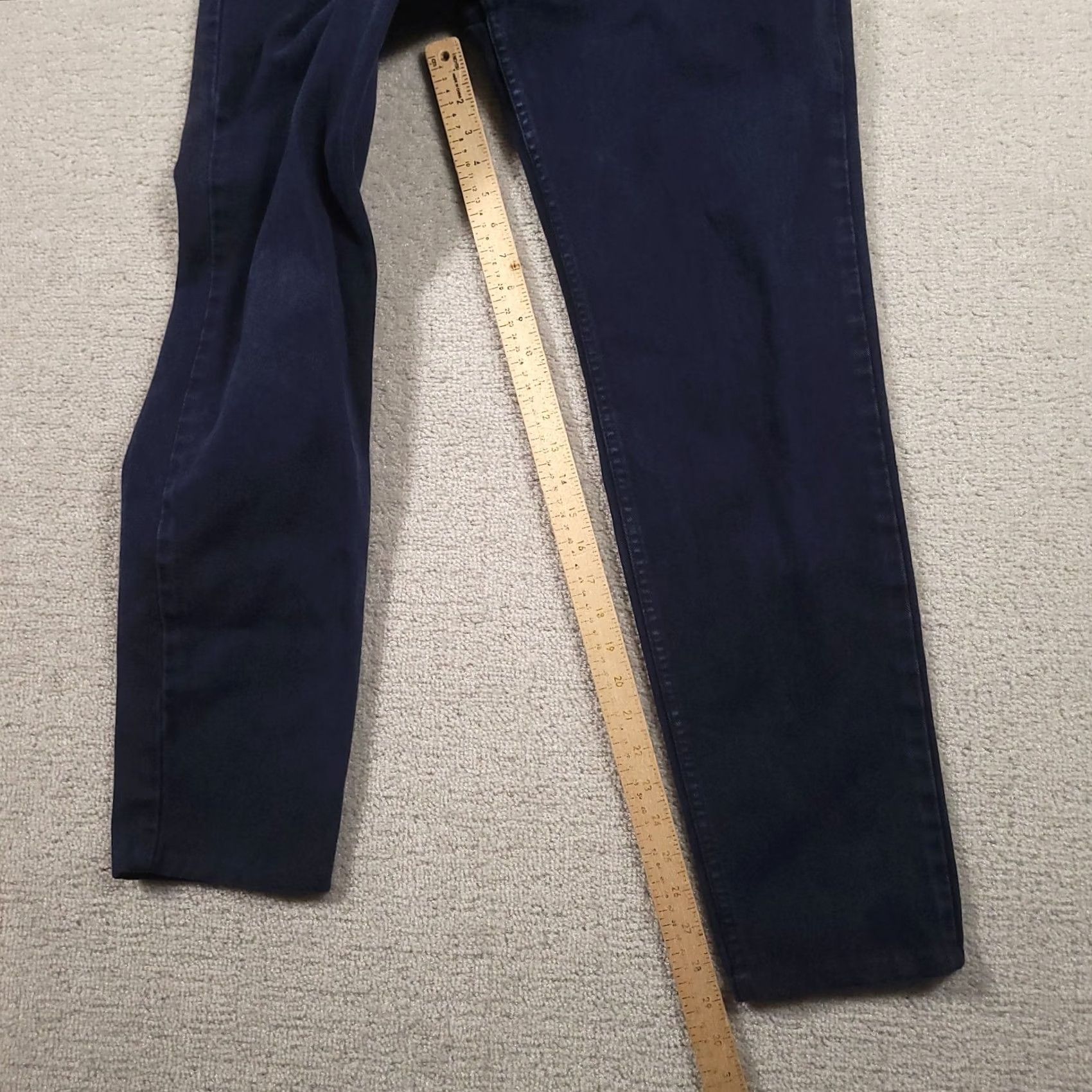Vintage VINTAGE Lawman Womens High Rise Blue Denim Jeans Size 13 Western Hemmed 5-Pocket Design Straight 90s Cowgirl Retro Jeans Size 34" / US 12 / IT 48 - 4 Thumbnail