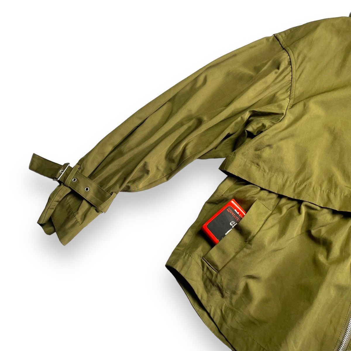 14th Addiction × Japanese Brand × Le Grande Bleu (L.G.B.) 🇯🇵 FENNEL BONDAGE BUTTON UP NYLON JACKET Size M / US 6-8 / IT 42-44 - 8 Thumbnail