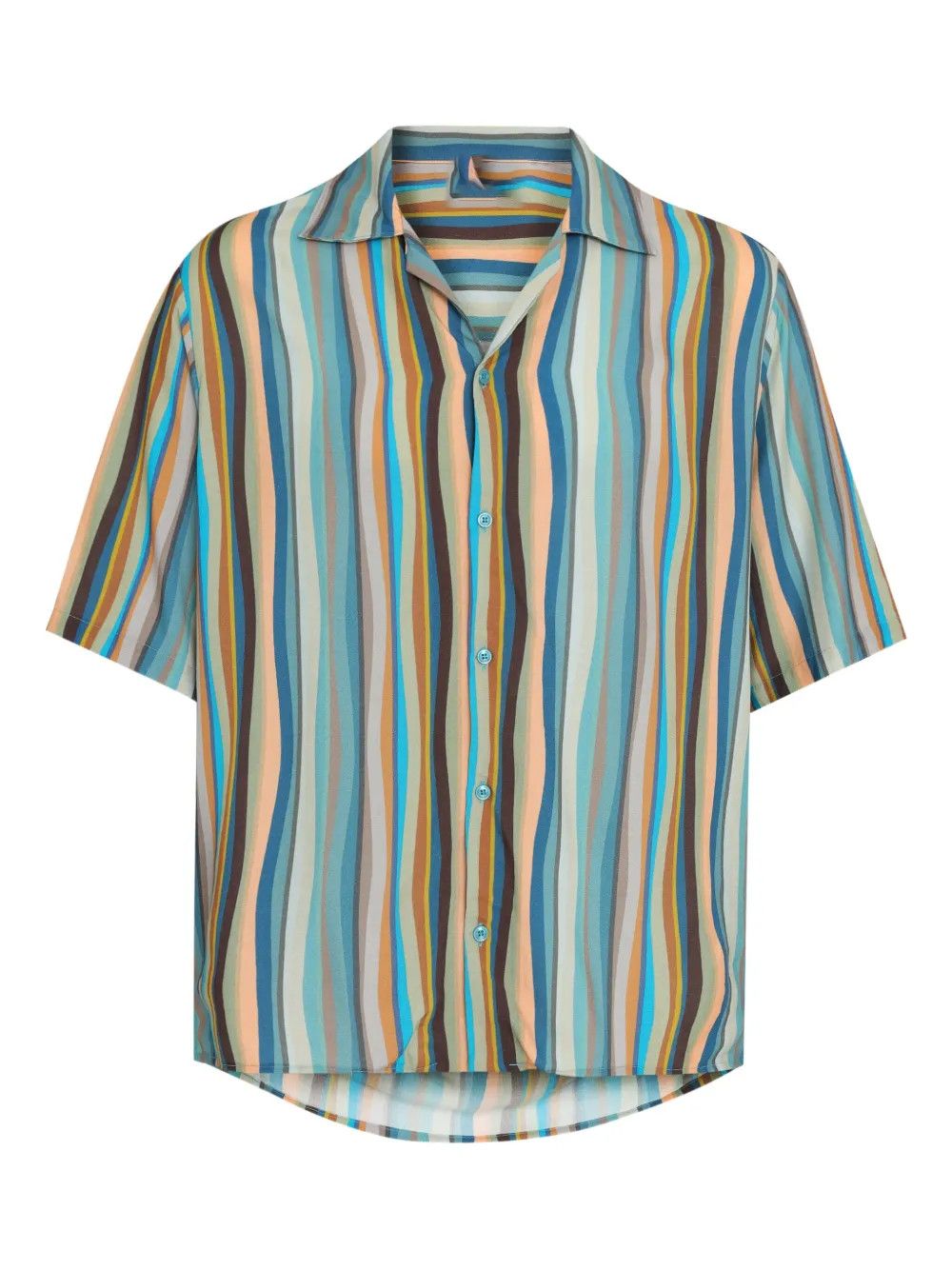 Other Men’s Blue Short-Sleeve Shirt – Casual and Versatile Style Size US M / EU 48-50 / 2 - 1 Thumbnail
