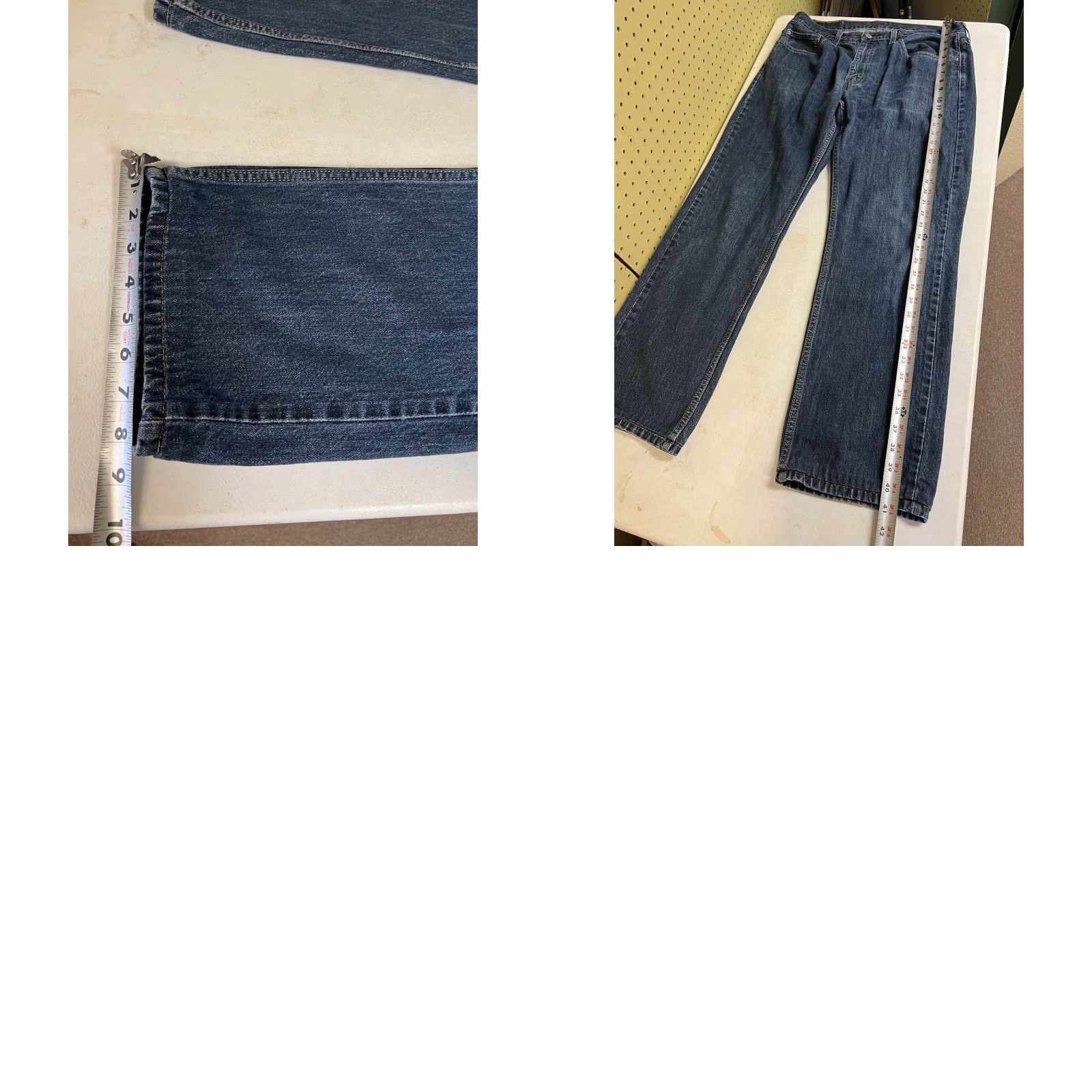 Levi's Levi's 559 Jeans - Denim, Straight, Relaxed Fit, 35x30 - Blue, Cotton, Regular, Men Size US 35 - 8 Thumbnail