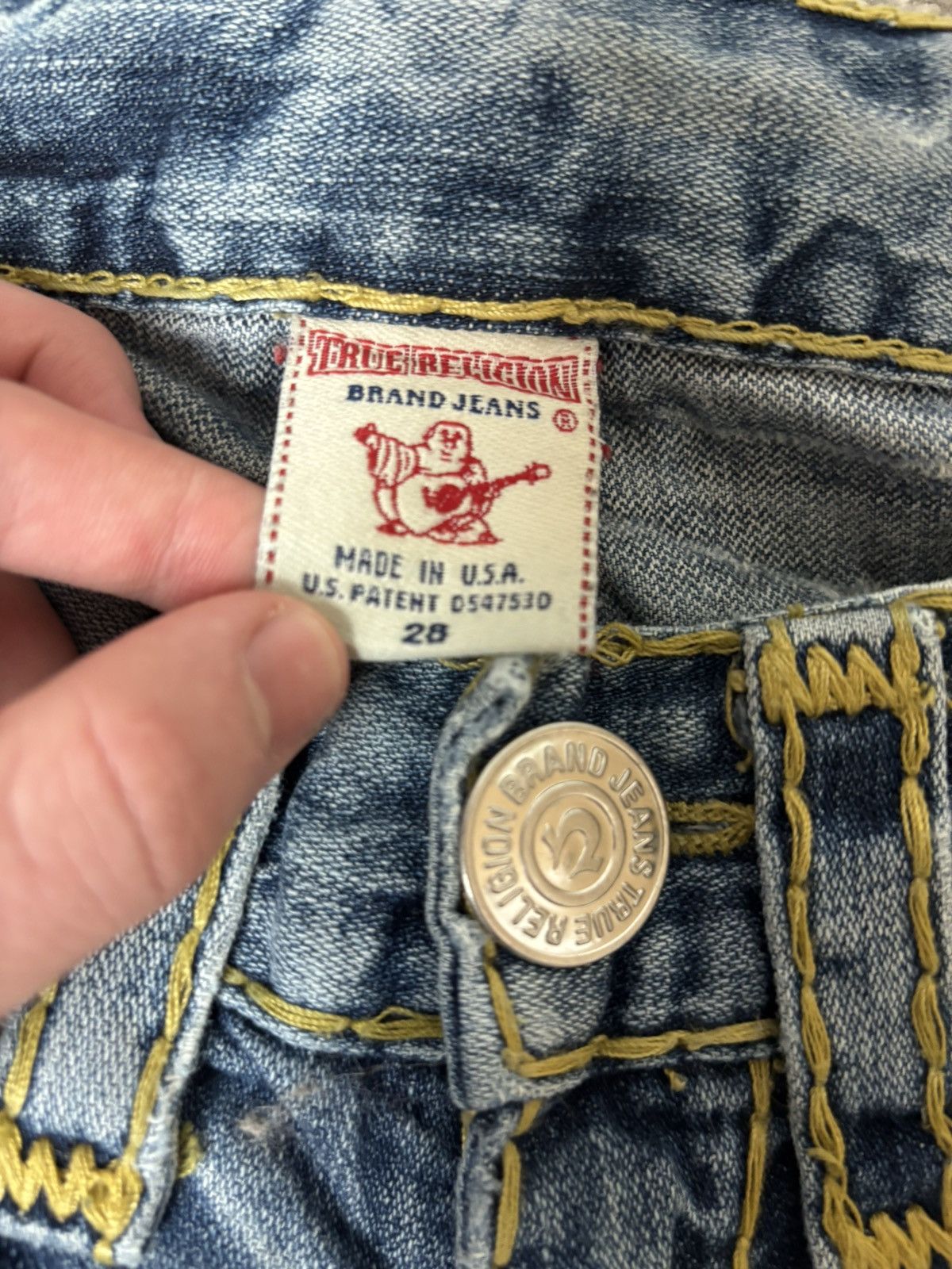 True Religion Japanese y2k archive style True Religion Flared Denim Jeans Size US 28 / EU 44 - 6 Thumbnail