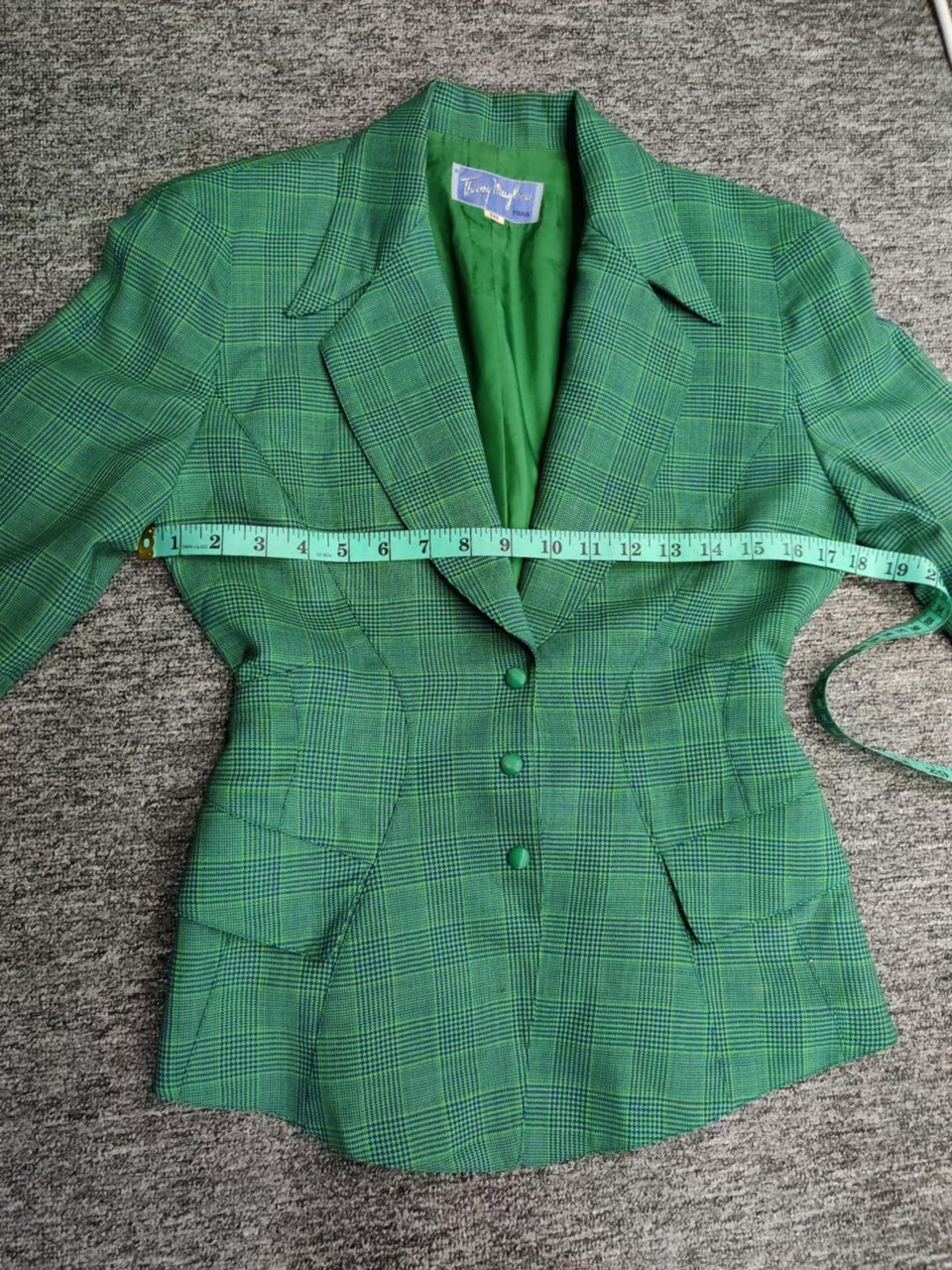 Thierry Mugler Thierry Mugler Paris Wool Belted Blazer Size S / US 4 / IT 40 - 15 Thumbnail