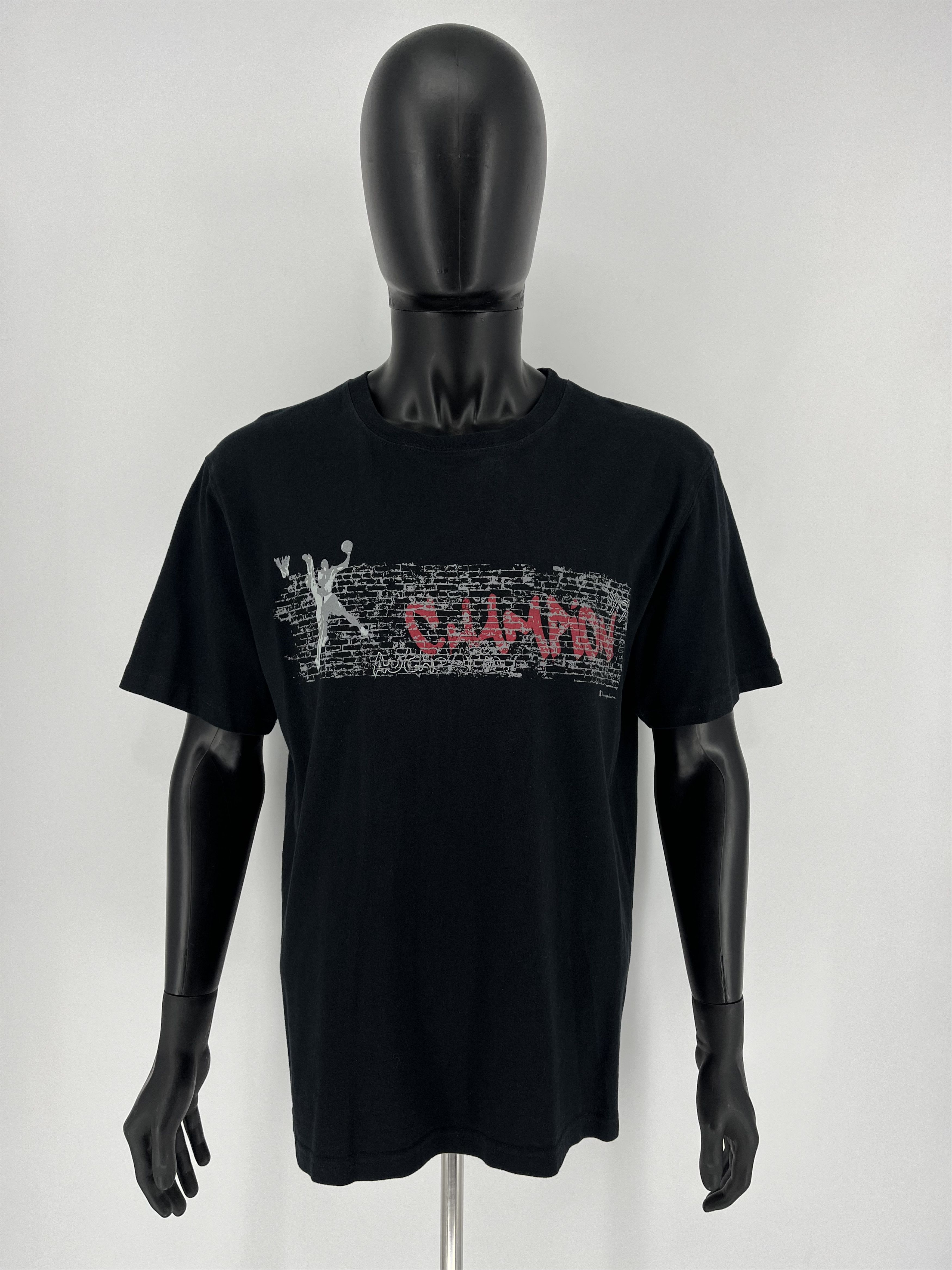 Champion Vintage Y2K Champion Big Logo T-Shirt Streetwear Style Size US XL / EU 56 / 4 - 2 Thumbnail