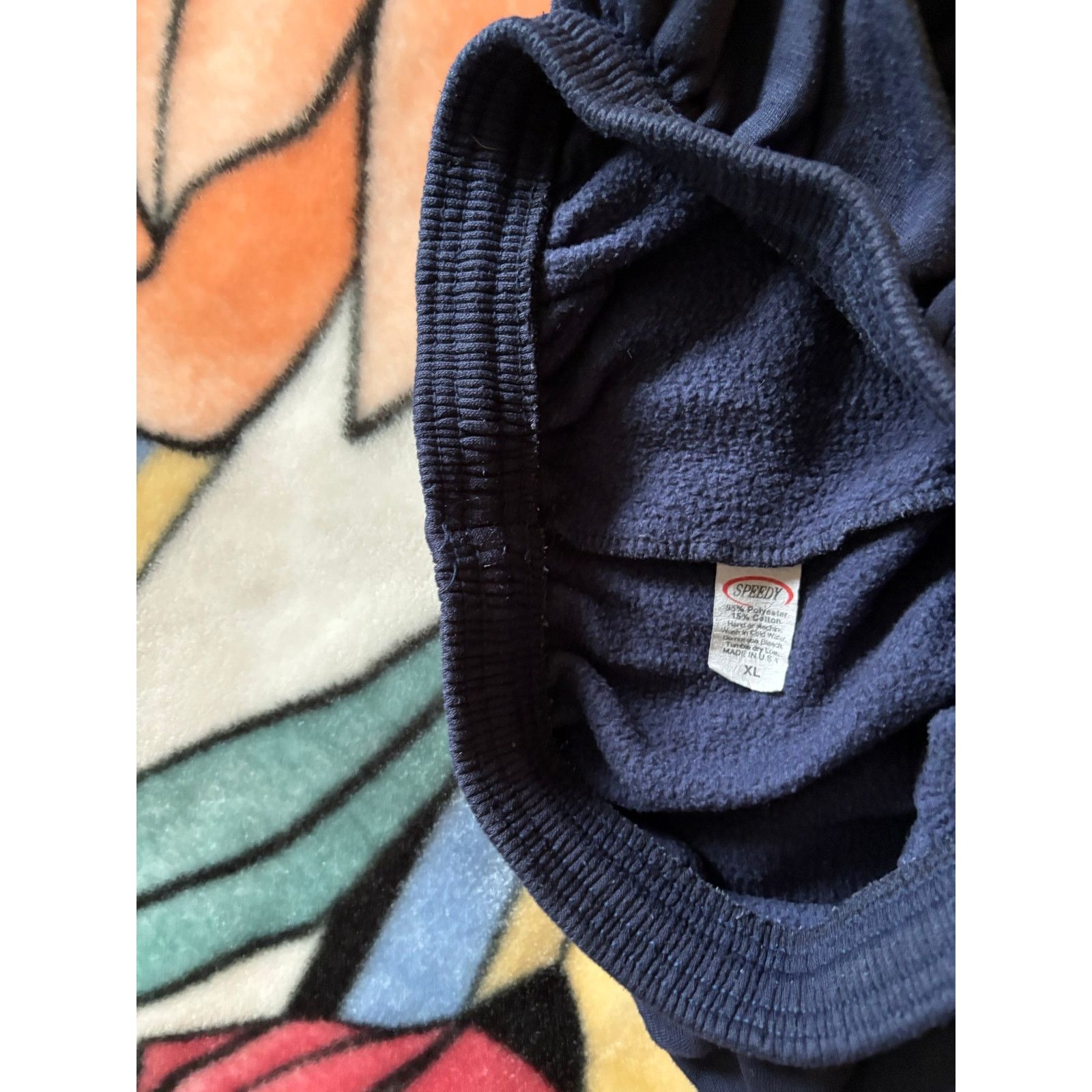 Speedy Usa Vintage Speedy Navy Sweatpants Made in USA Heavyweight XL Size US 32 / EU 48 - 2 Thumbnail