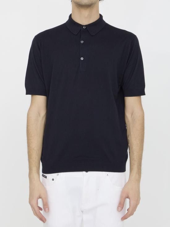 John Smedley JOHN SMEDLEY Men Polo Shirts ADRIAN BLUE Size US XXL / EU 58 / 5 - 1 Thumbnail