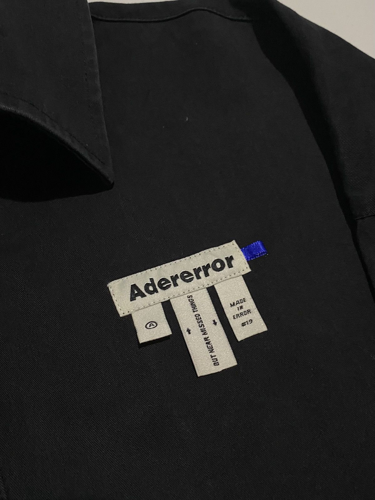 Ader Error ADER ERROR OVERSIZED CROPPED DISTRESSED UNISEX SHIRT Size US S / EU 44-46 / 1 - 5 Thumbnail