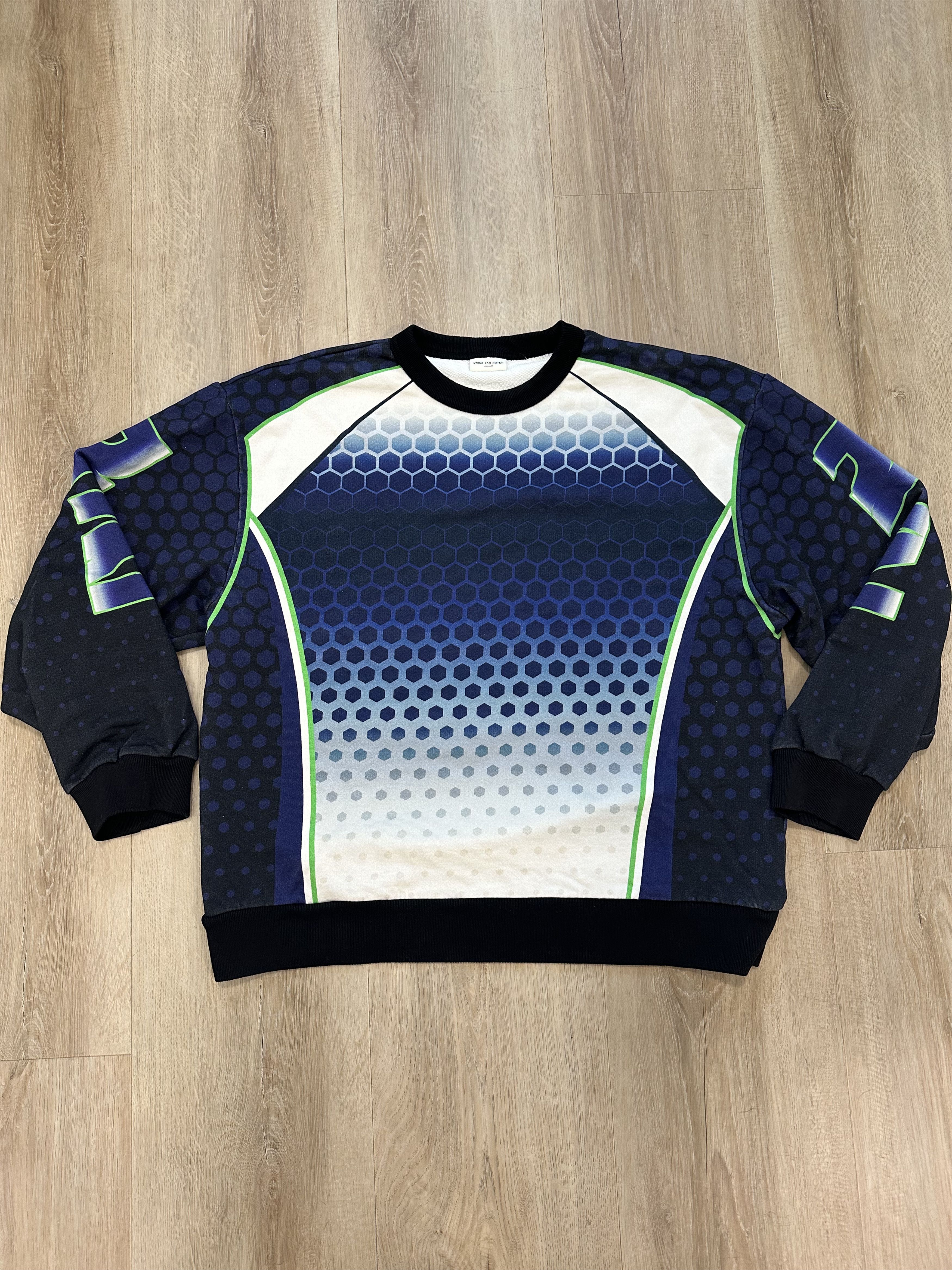 Dries Van Noten Moto Crewneck Size US S / EU 44-46 / 1 - 1 Thumbnail