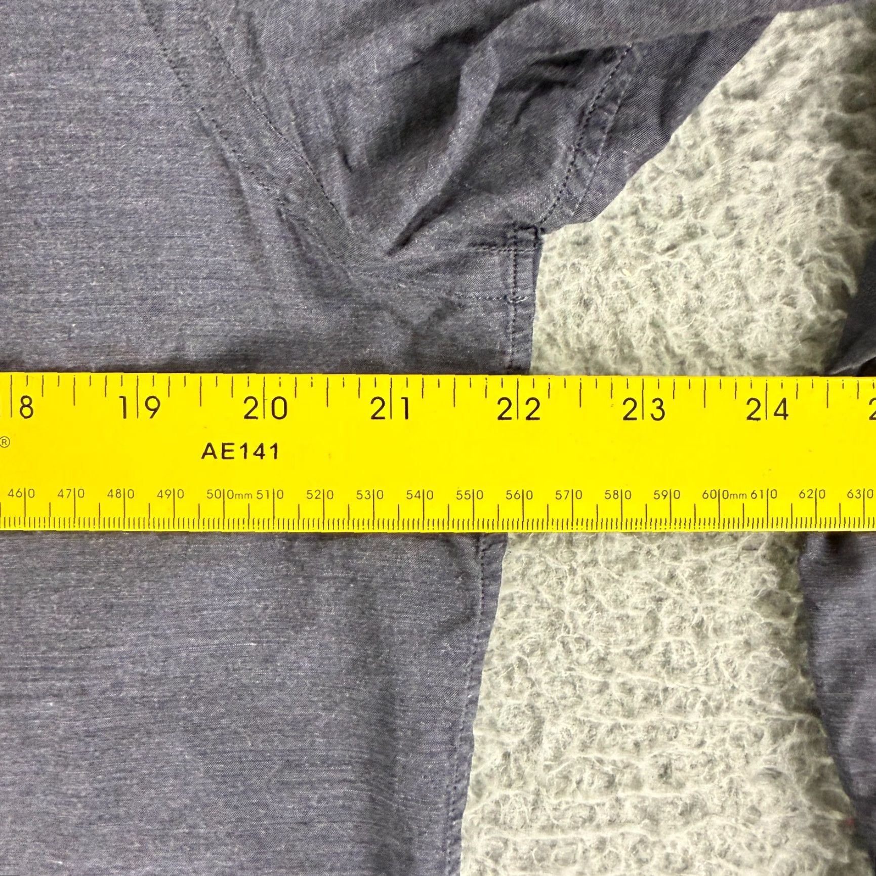 Vintage Xacus Button-Up Dress Shirt Mens Large Gray Evolution Fit Long Sleeve Business Size 42R - 5 Thumbnail