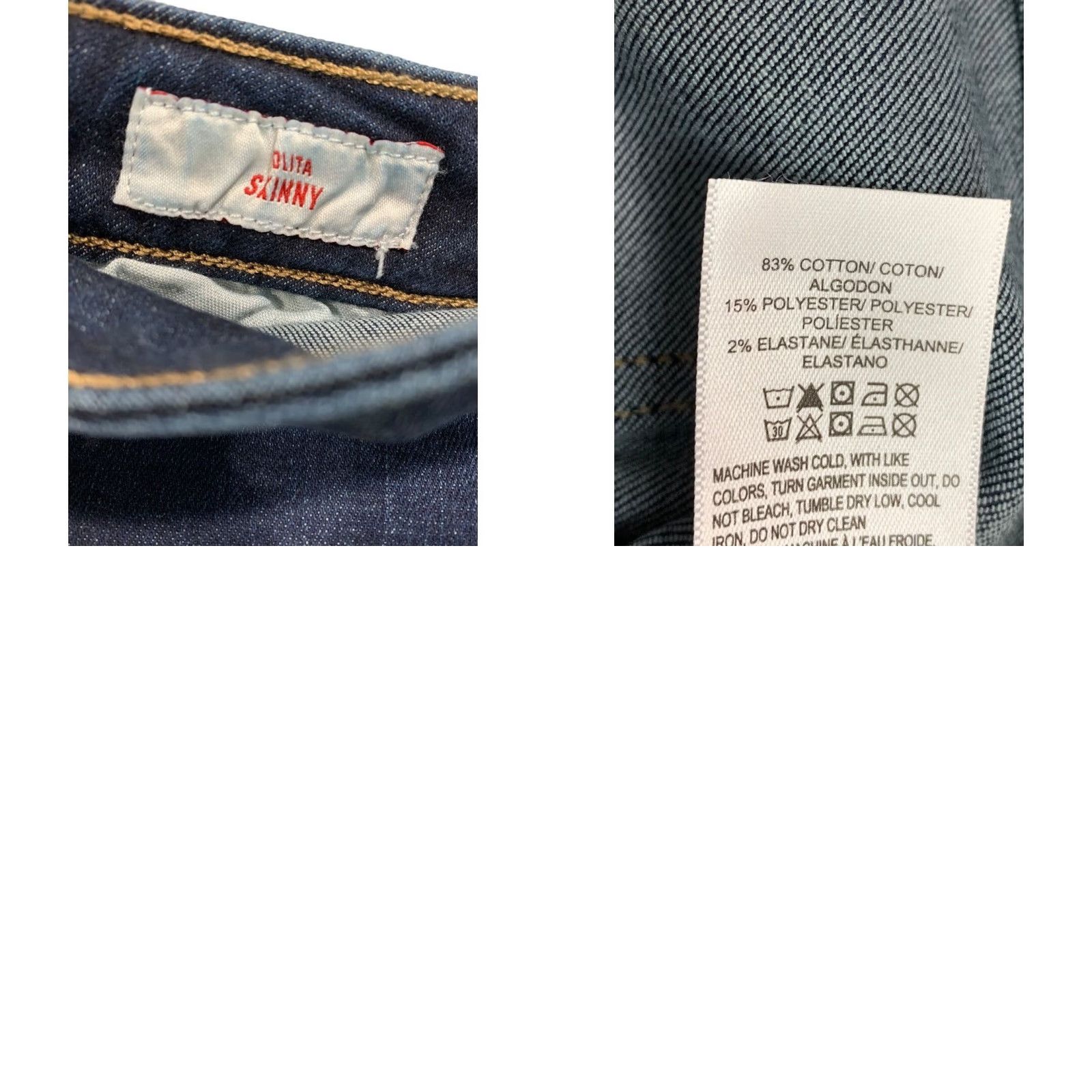 Lucky Brand Lucky Brand Womens Lolita Skinny Jeans Denim Size 8 Blue Size 30" / US 8 / IT 44 - 8 Thumbnail