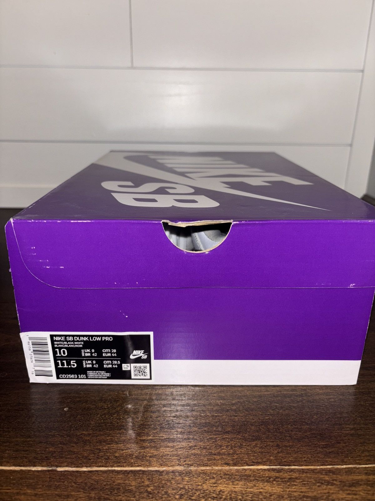 Nike Nike SB Dunk Low Pro “White Gum” Size US 10 / EU 43 - 7 Thumbnail