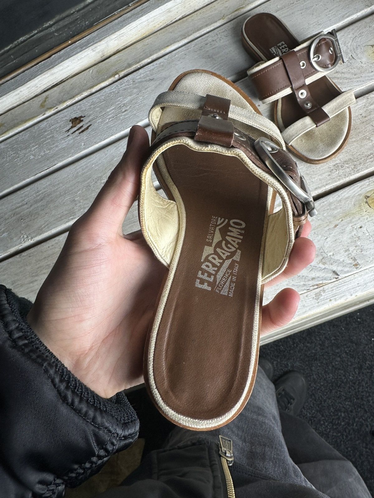 Salvatore Ferragamo RARE❗️Salvatore Ferragamo Women Shoes slides sandals Size US 7 / IT 37 - 5 Thumbnail