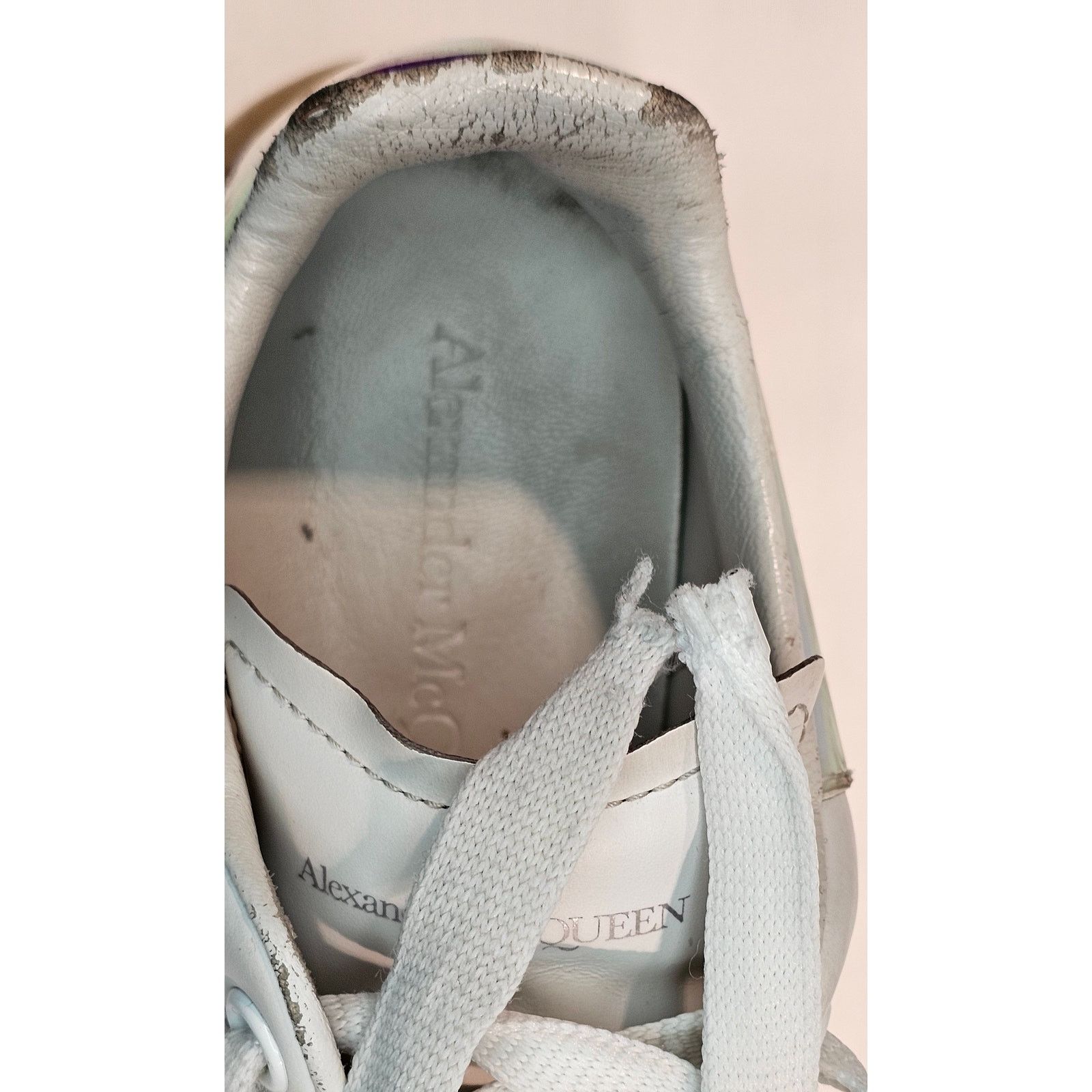 Alexander McQueen Alexander McQueen Oversized Sneaker “White Multi” Size US 6.5 / IT 36.5 - 14 Thumbnail