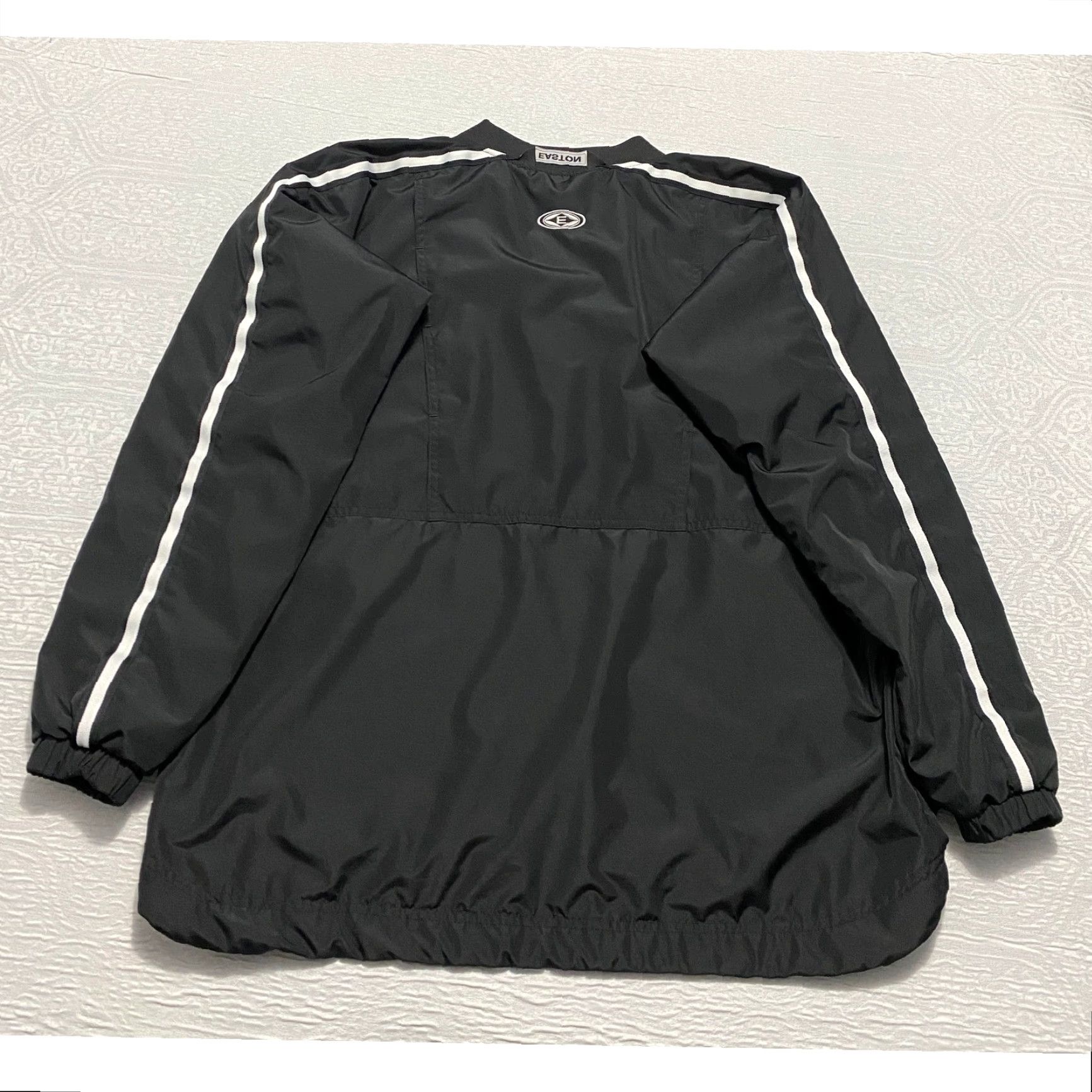 Vintage Easton Jacket Mens Size S Pullover Windbreaker Black White Stripe Size US S / EU 44-46 / 1 - 3 Thumbnail