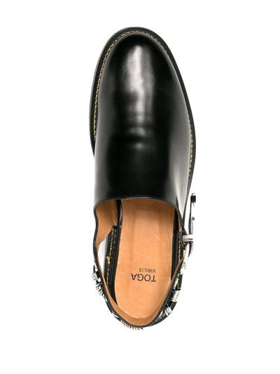 Toga o1mle0424 Polido Slingback Loafers in Black Size US 7 / EU 40 - 3 Thumbnail