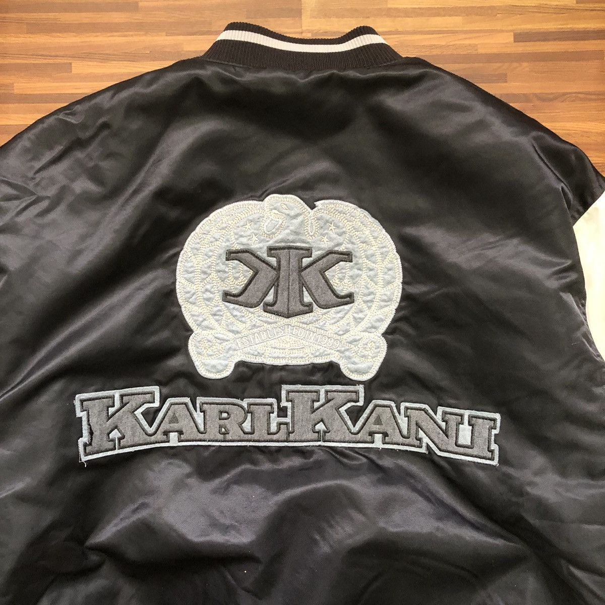 Karl Kani Vintage Karl Kani Varsity Jacket Size US XL / EU 56 / 4 - 6 Thumbnail